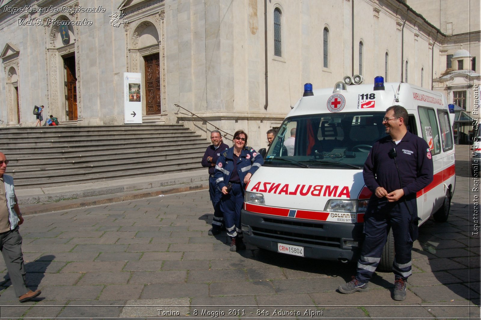 Torino  - 8 Maggio 2011 - 84a Adunata Nazionale Alpini -  Croce Rossa Italiana - Ispettorato Regionale Volontari del Soccorso Piemonte