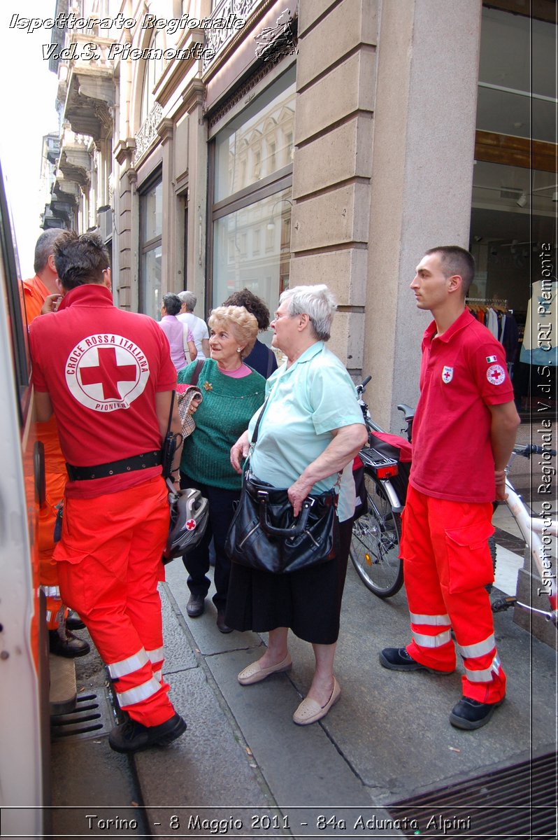 Torino  - 8 Maggio 2011 - 84a Adunata Nazionale Alpini -  Croce Rossa Italiana - Ispettorato Regionale Volontari del Soccorso Piemonte