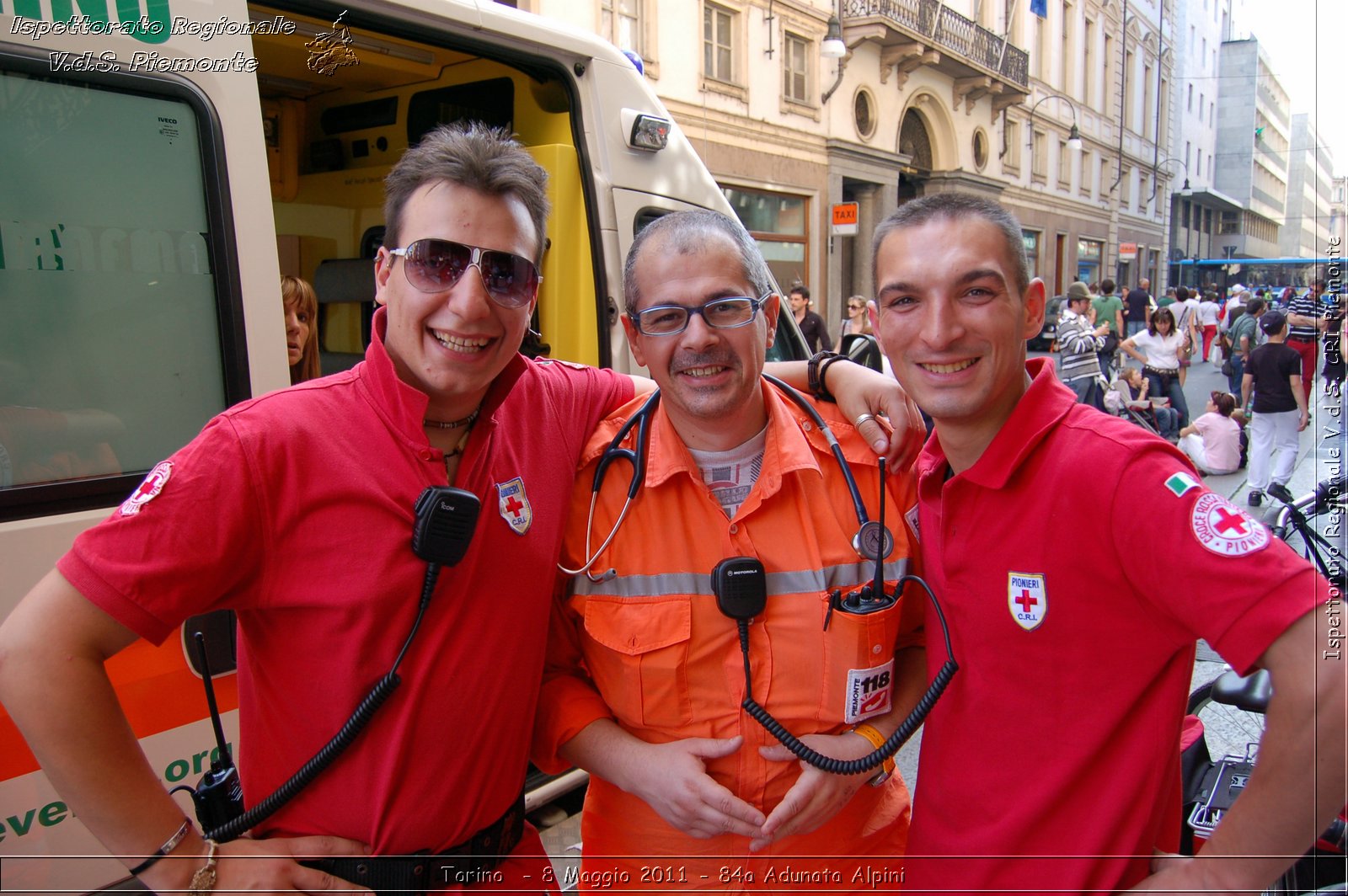 Torino  - 8 Maggio 2011 - 84a Adunata Nazionale Alpini -  Croce Rossa Italiana - Ispettorato Regionale Volontari del Soccorso Piemonte