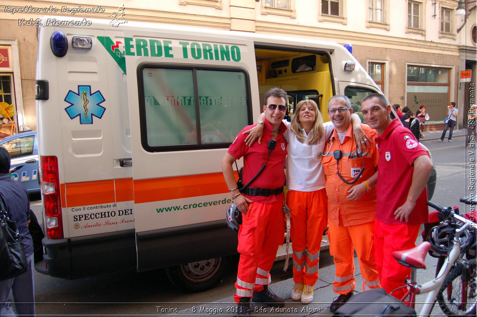 Torino  - 8 Maggio 2011 - 84a Adunata Nazionale Alpini -  Croce Rossa Italiana - Ispettorato Regionale Volontari del Soccorso Piemonte