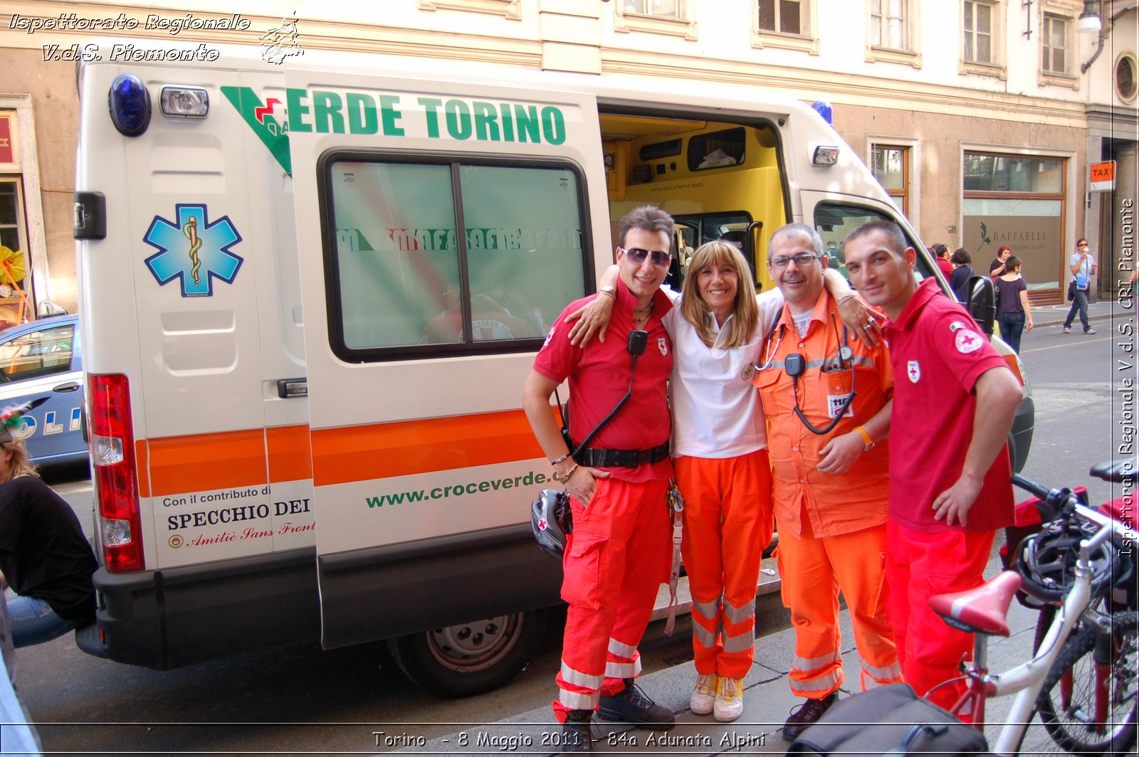 Torino  - 8 Maggio 2011 - 84a Adunata Nazionale Alpini -  Croce Rossa Italiana - Ispettorato Regionale Volontari del Soccorso Piemonte