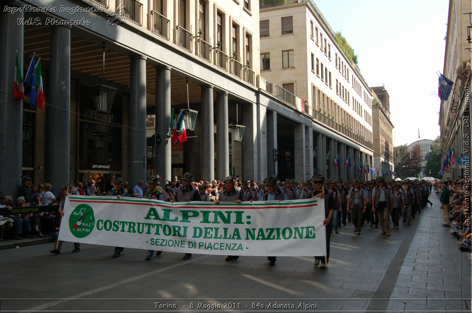Torino  - 8 Maggio 2011 - 84a Adunata Nazionale Alpini -  Croce Rossa Italiana - Ispettorato Regionale Volontari del Soccorso Piemonte
