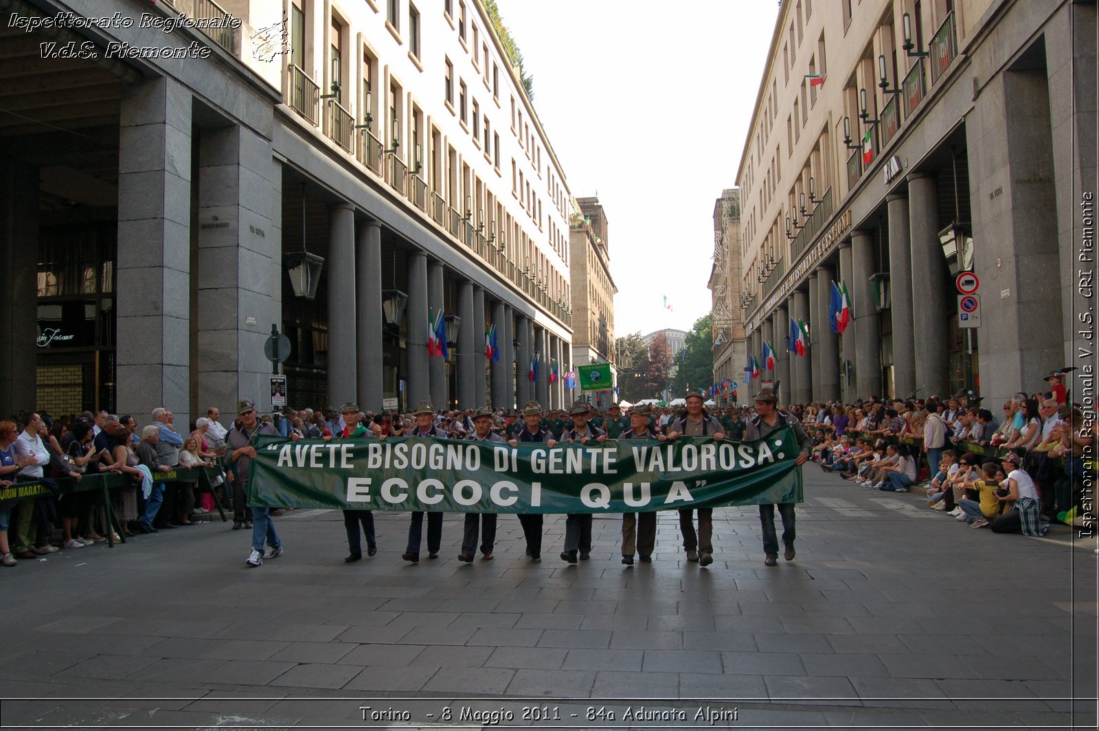 Torino  - 8 Maggio 2011 - 84a Adunata Nazionale Alpini -  Croce Rossa Italiana - Ispettorato Regionale Volontari del Soccorso Piemonte