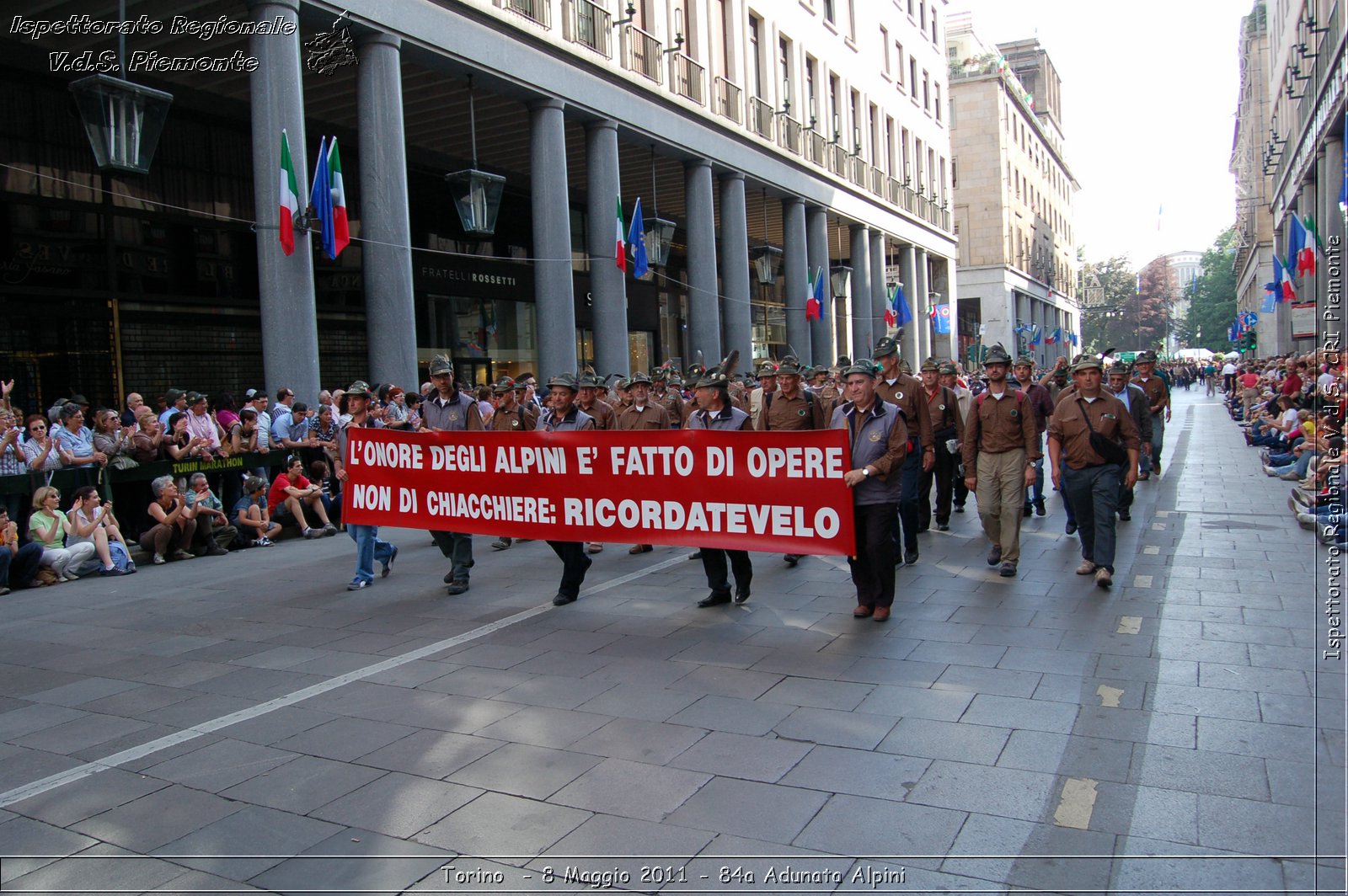 Torino  - 8 Maggio 2011 - 84a Adunata Nazionale Alpini -  Croce Rossa Italiana - Ispettorato Regionale Volontari del Soccorso Piemonte
