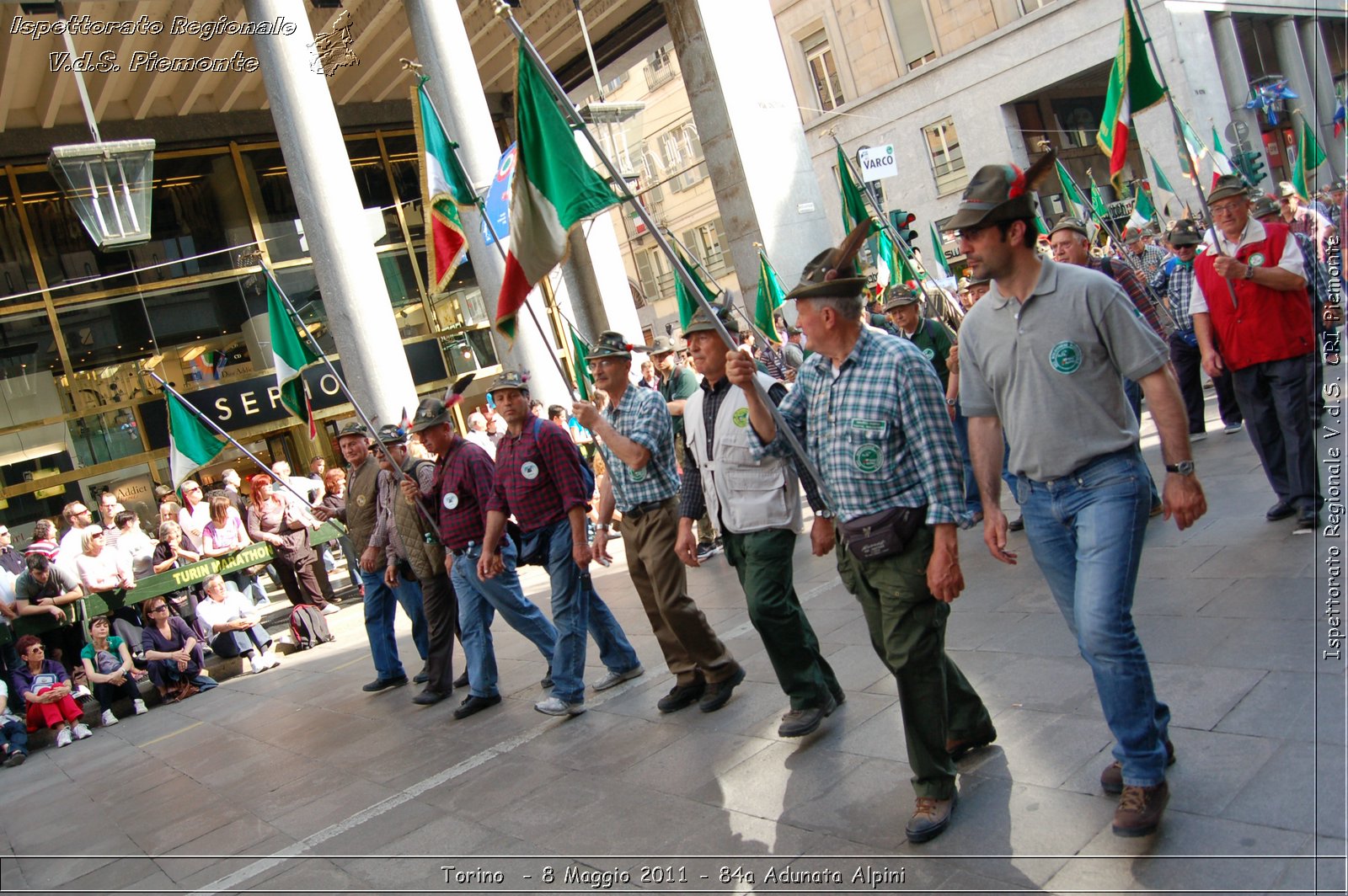 Torino  - 8 Maggio 2011 - 84a Adunata Nazionale Alpini -  Croce Rossa Italiana - Ispettorato Regionale Volontari del Soccorso Piemonte