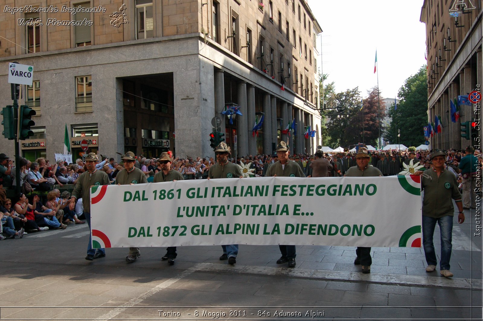 Torino  - 8 Maggio 2011 - 84a Adunata Nazionale Alpini -  Croce Rossa Italiana - Ispettorato Regionale Volontari del Soccorso Piemonte