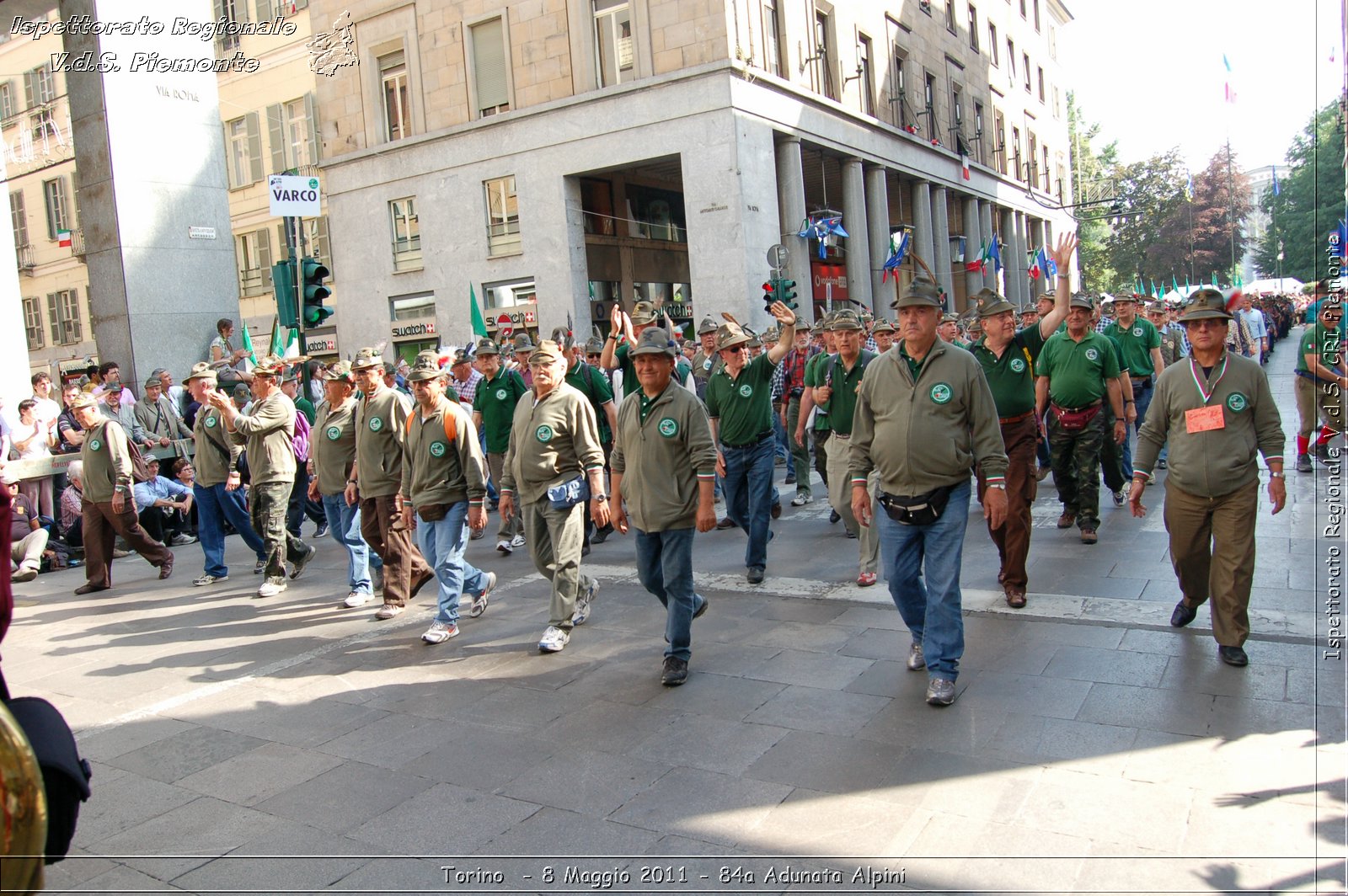 Torino  - 8 Maggio 2011 - 84a Adunata Nazionale Alpini -  Croce Rossa Italiana - Ispettorato Regionale Volontari del Soccorso Piemonte