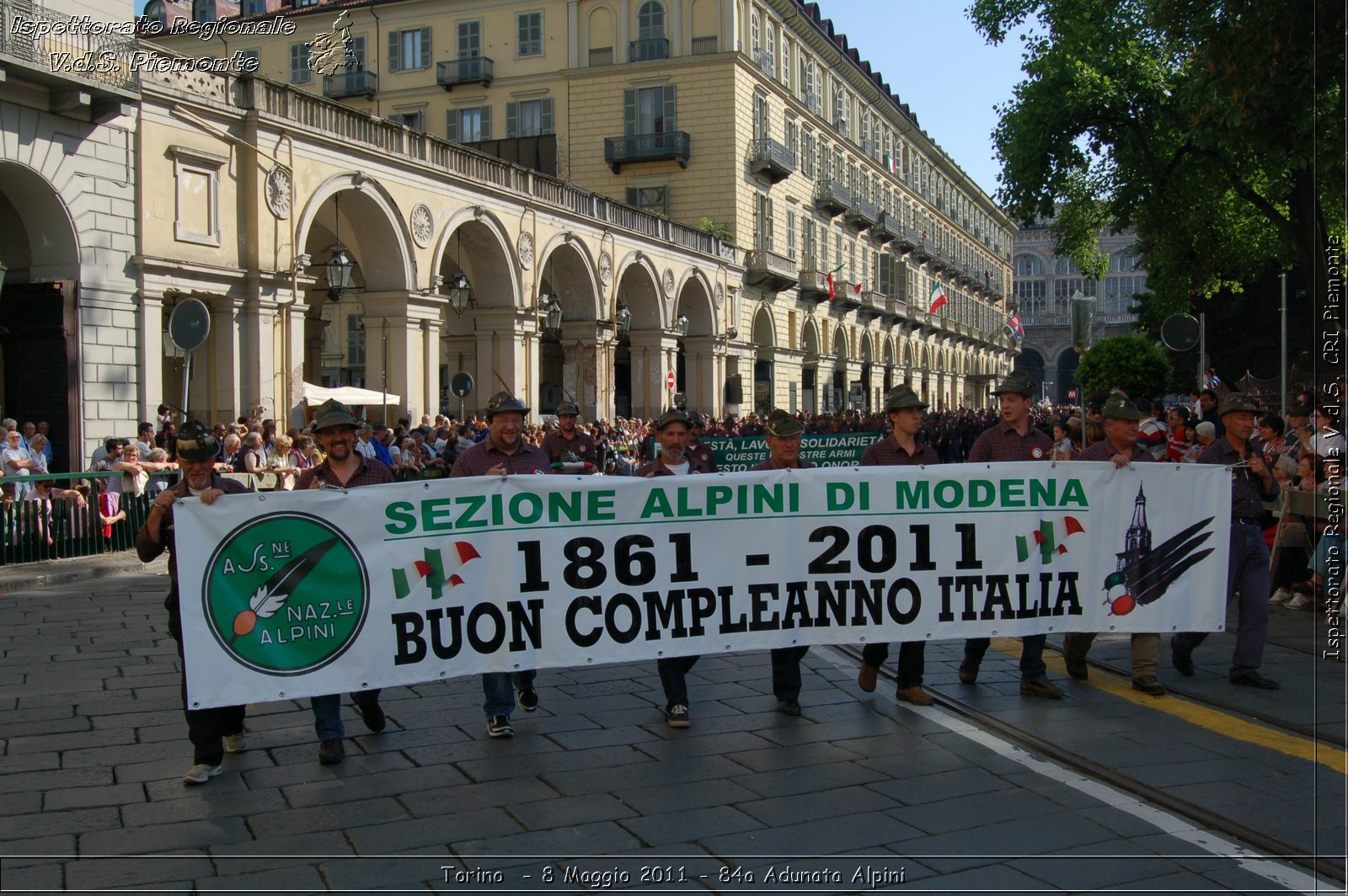 Torino  - 8 Maggio 2011 - 84a Adunata Nazionale Alpini -  Croce Rossa Italiana - Ispettorato Regionale Volontari del Soccorso Piemonte