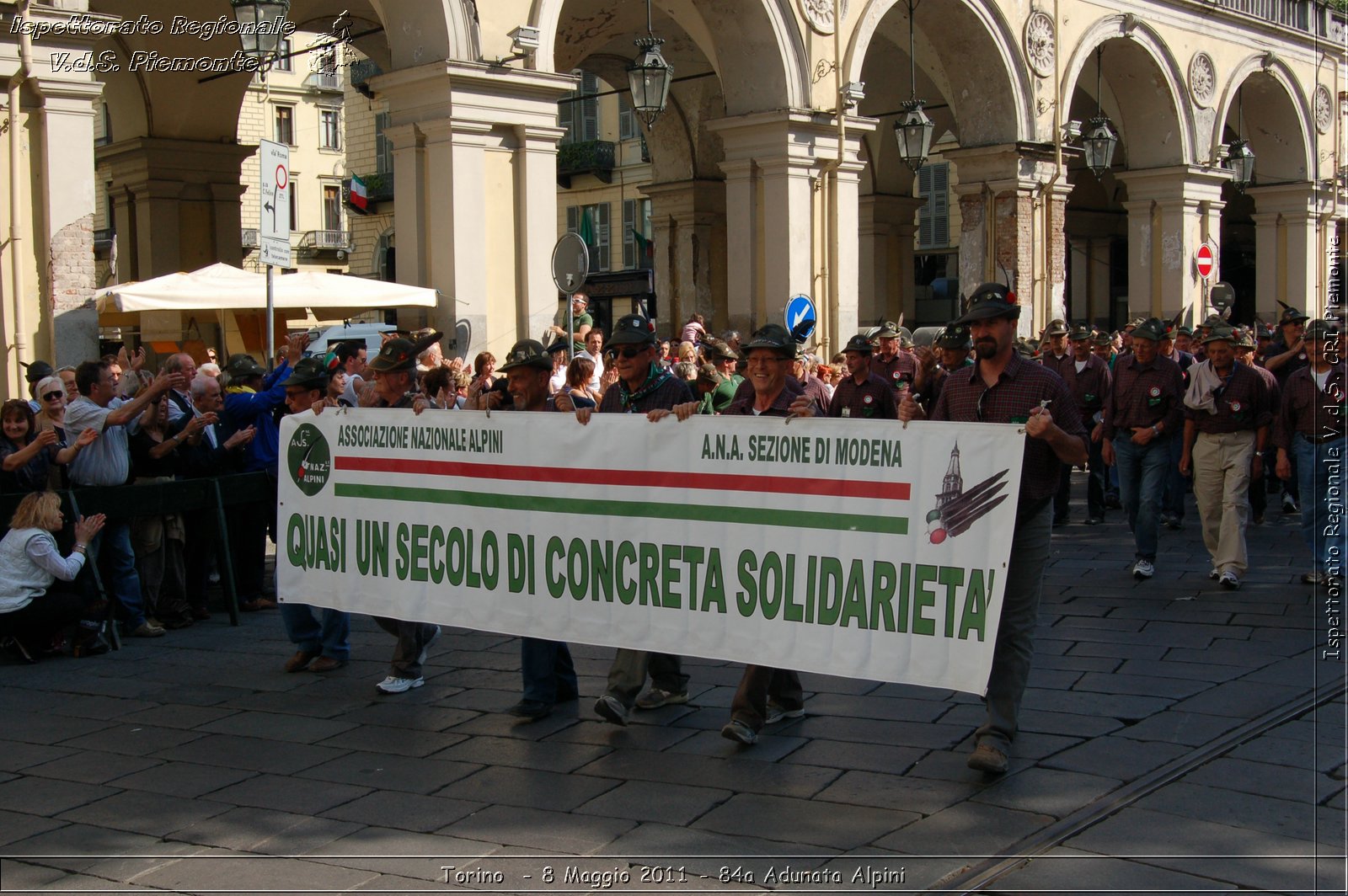 Torino  - 8 Maggio 2011 - 84a Adunata Nazionale Alpini -  Croce Rossa Italiana - Ispettorato Regionale Volontari del Soccorso Piemonte