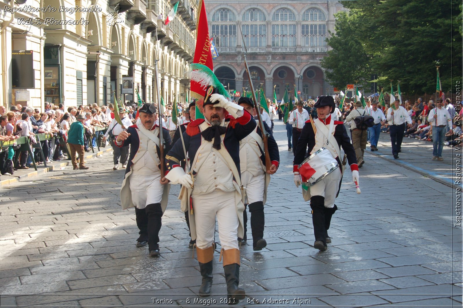 Torino  - 8 Maggio 2011 - 84a Adunata Nazionale Alpini -  Croce Rossa Italiana - Ispettorato Regionale Volontari del Soccorso Piemonte