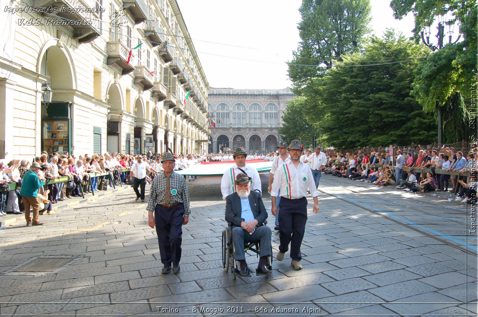 Torino  - 8 Maggio 2011 - 84a Adunata Nazionale Alpini -  Croce Rossa Italiana - Ispettorato Regionale Volontari del Soccorso Piemonte