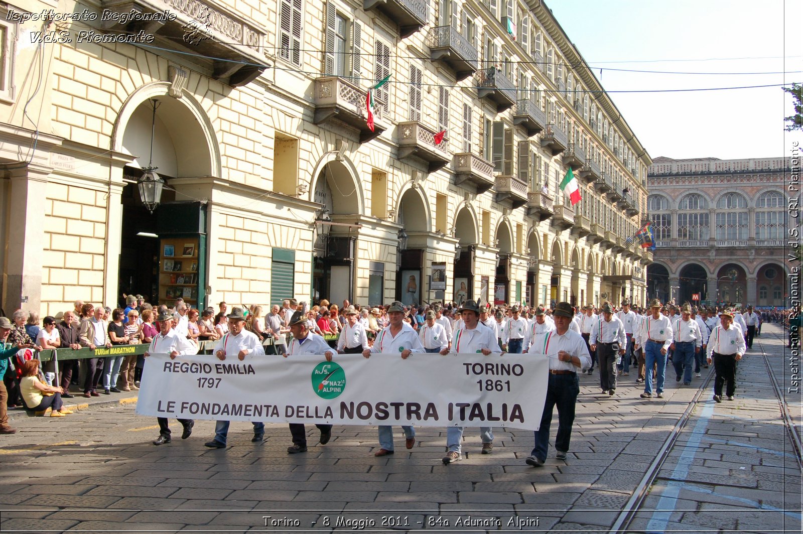 Torino  - 8 Maggio 2011 - 84a Adunata Nazionale Alpini -  Croce Rossa Italiana - Ispettorato Regionale Volontari del Soccorso Piemonte