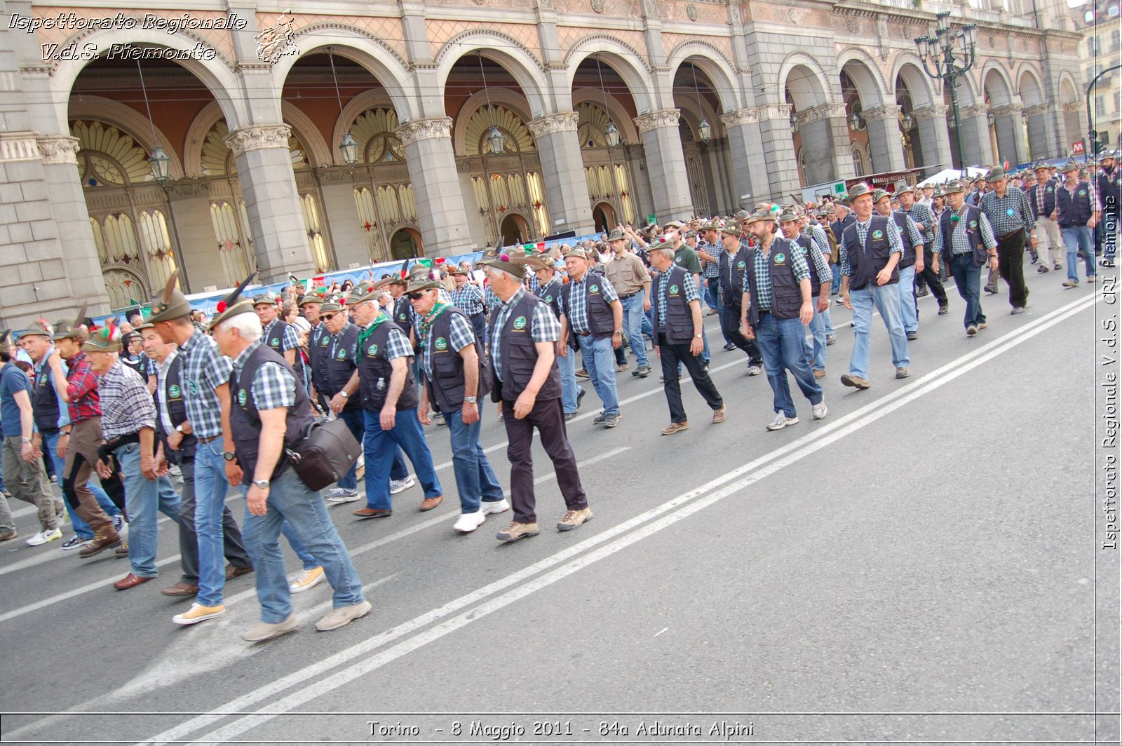 Torino  - 8 Maggio 2011 - 84a Adunata Nazionale Alpini -  Croce Rossa Italiana - Ispettorato Regionale Volontari del Soccorso Piemonte