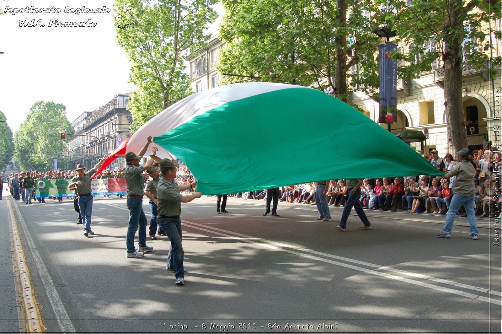 Torino  - 8 Maggio 2011 - 84a Adunata Nazionale Alpini -  Croce Rossa Italiana - Ispettorato Regionale Volontari del Soccorso Piemonte