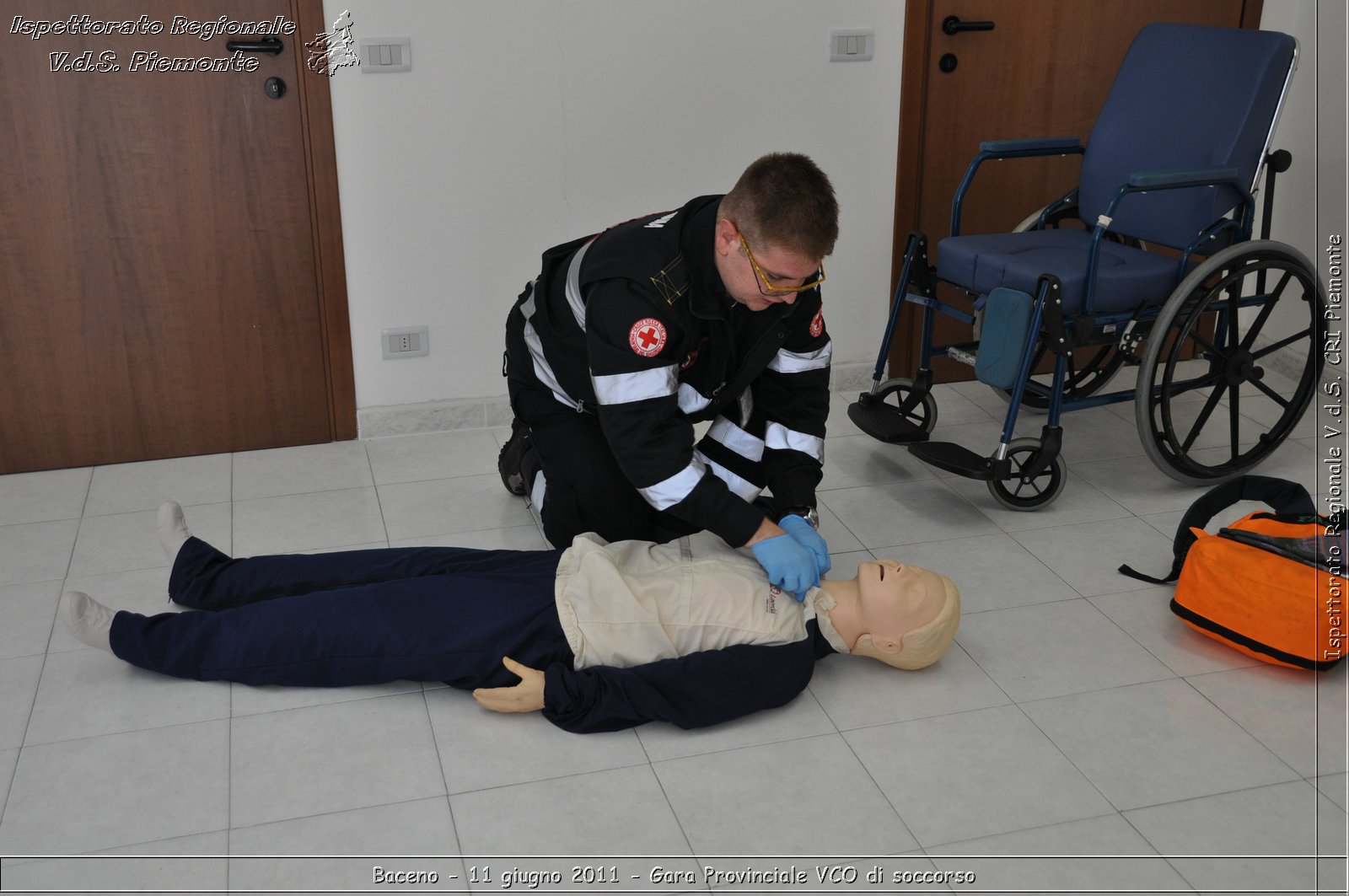 Baceno - 11 giugno 2011 - Gara Provinciale VCO di soccorso -  Croce Rossa Italiana - Ispettorato Regionale Volontari del Soccorso Piemonte
