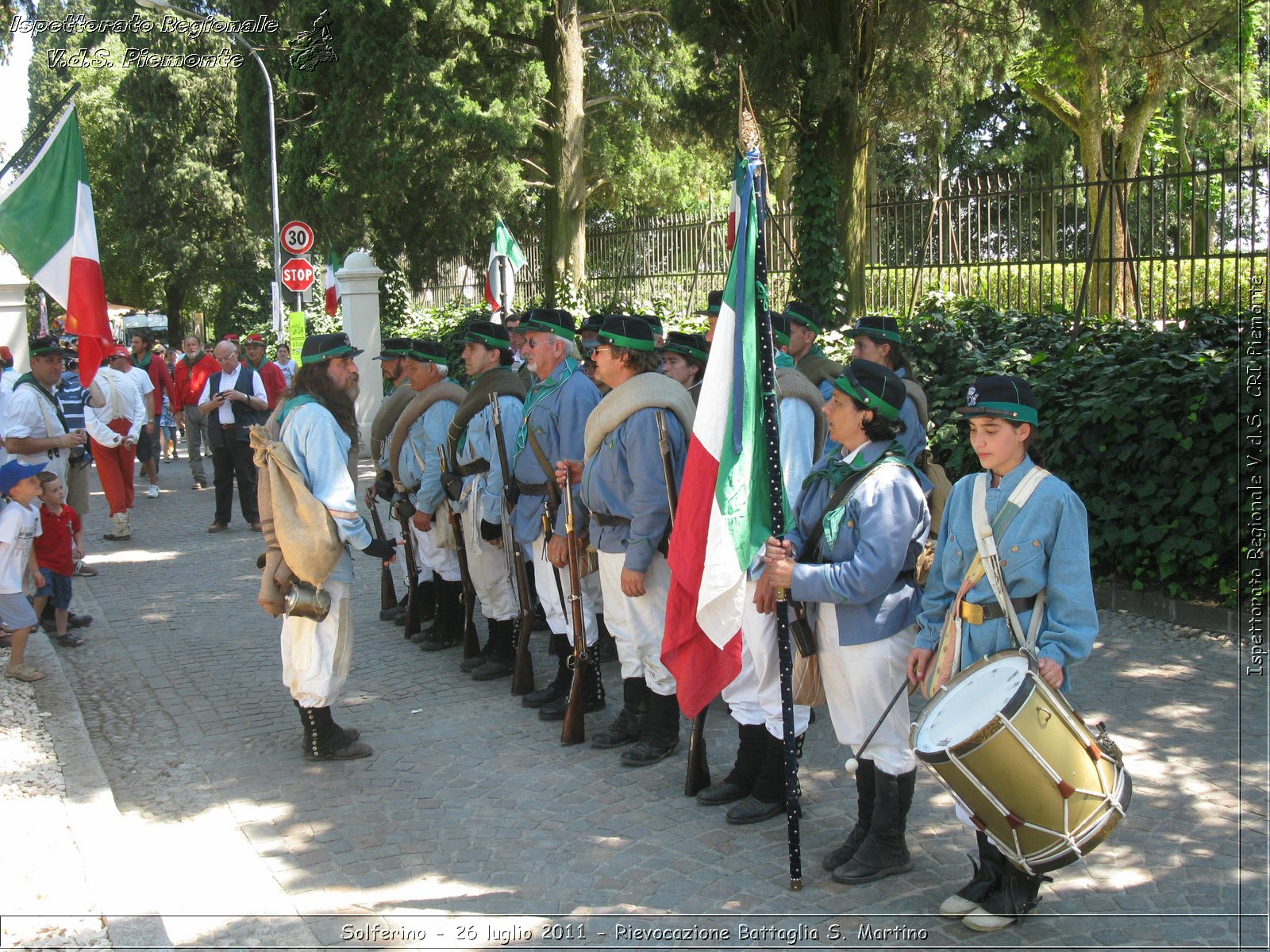 Solferino - 26 luglio 2011 - Rievocazione Battaglia S. Martino -  Croce Rossa Italiana - Ispettorato Regionale Volontari del Soccorso Piemonte