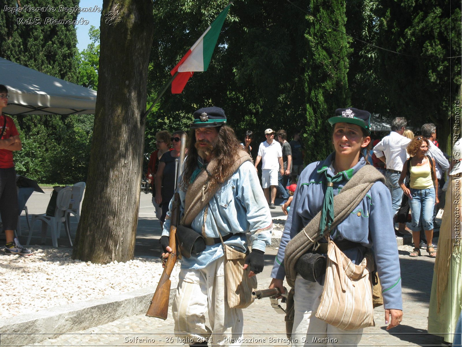 Solferino - 26 luglio 2011 - Rievocazione Battaglia S. Martino -  Croce Rossa Italiana - Ispettorato Regionale Volontari del Soccorso Piemonte