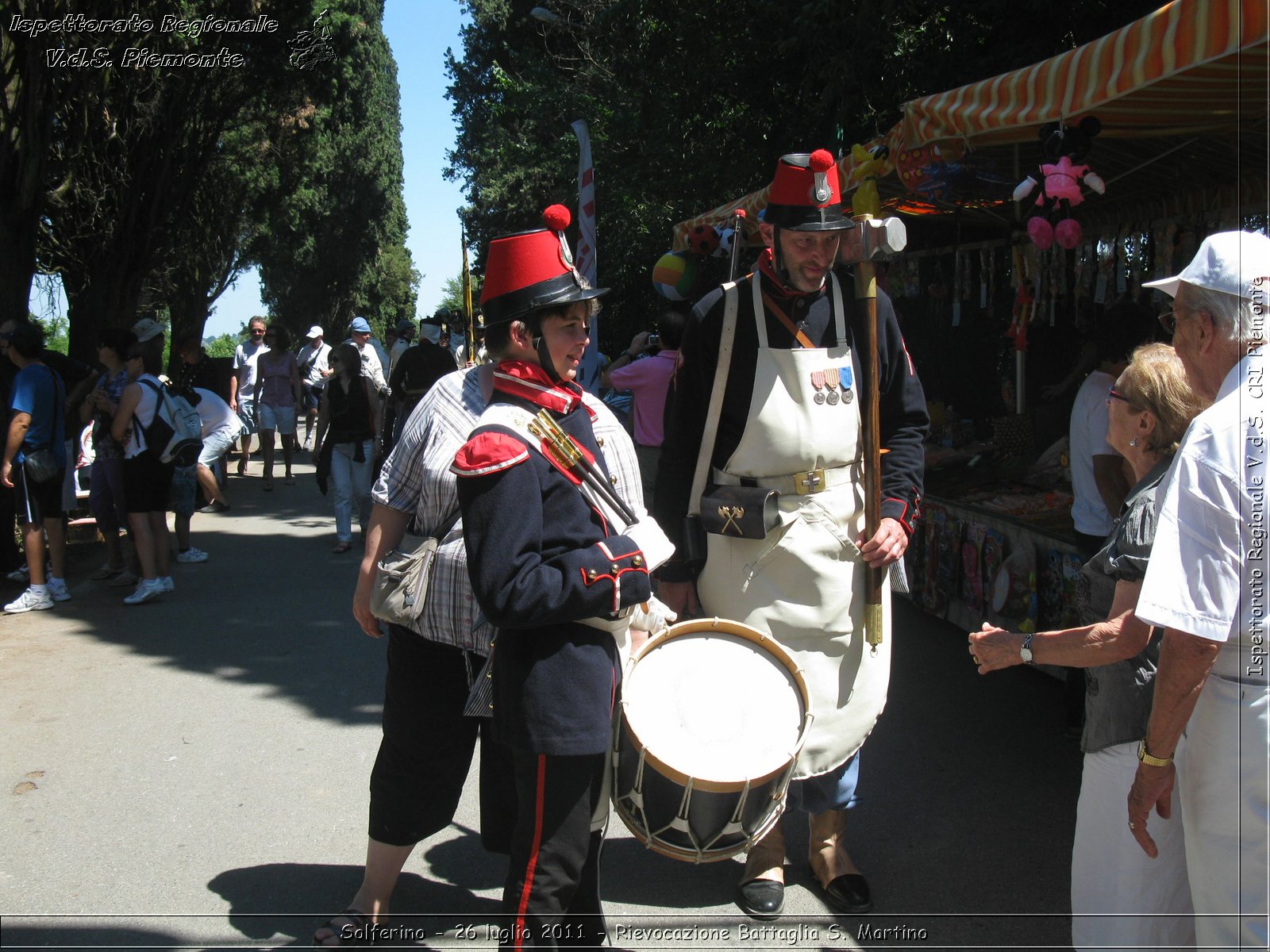 Solferino - 26 luglio 2011 - Rievocazione Battaglia S. Martino -  Croce Rossa Italiana - Ispettorato Regionale Volontari del Soccorso Piemonte