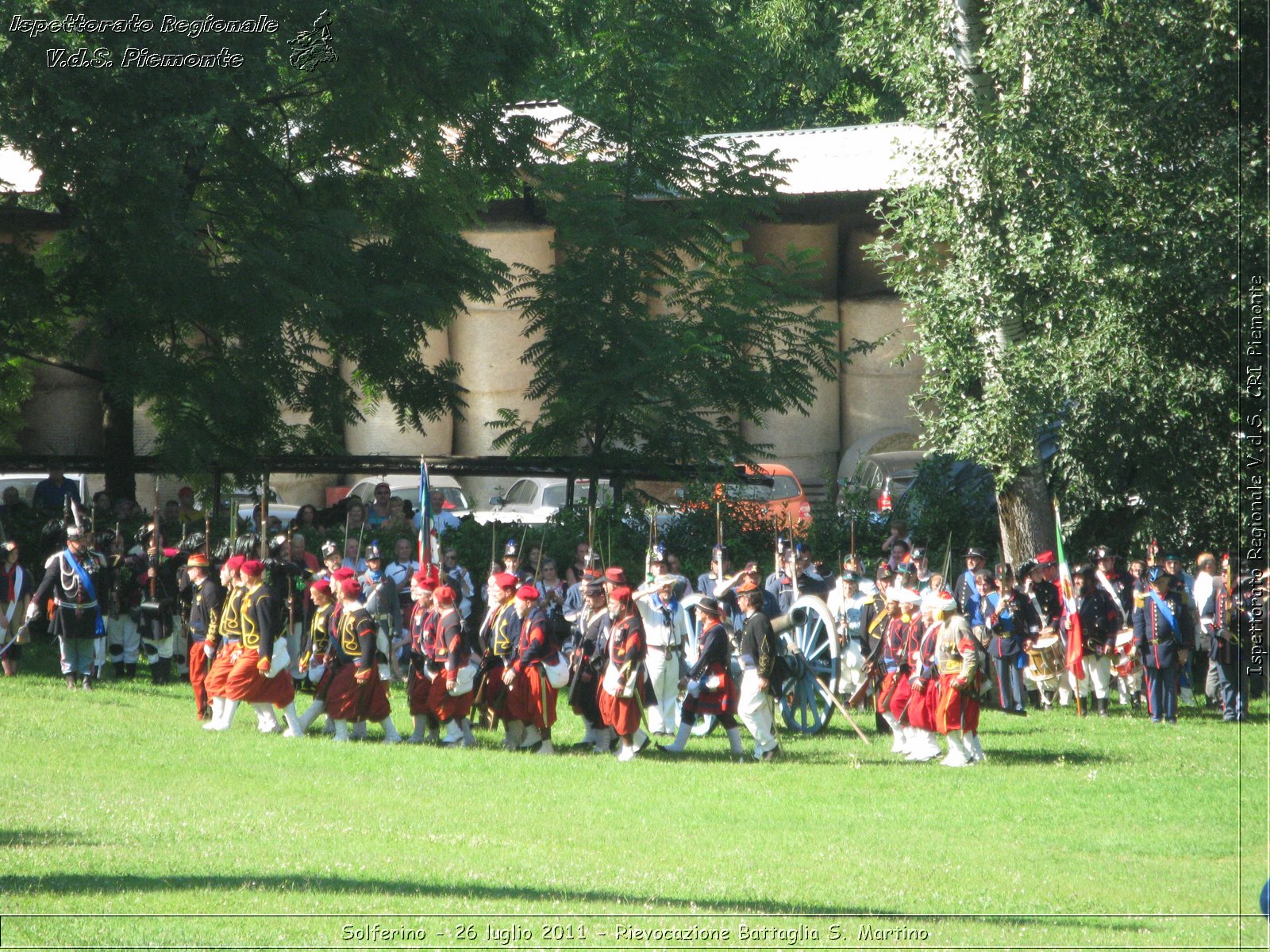 Solferino - 26 luglio 2011 - Rievocazione Battaglia S. Martino -  Croce Rossa Italiana - Ispettorato Regionale Volontari del Soccorso Piemonte