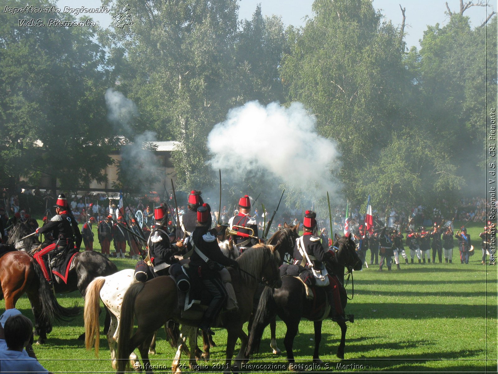 Solferino - 26 luglio 2011 - Rievocazione Battaglia S. Martino -  Croce Rossa Italiana - Ispettorato Regionale Volontari del Soccorso Piemonte