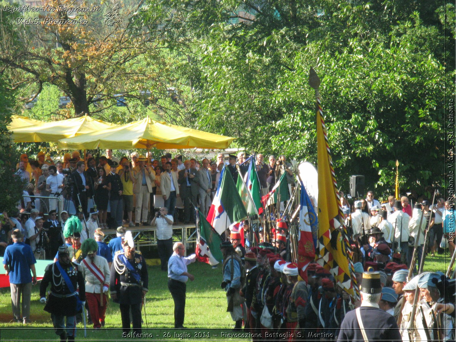 Solferino - 26 luglio 2011 - Rievocazione Battaglia S. Martino -  Croce Rossa Italiana - Ispettorato Regionale Volontari del Soccorso Piemonte