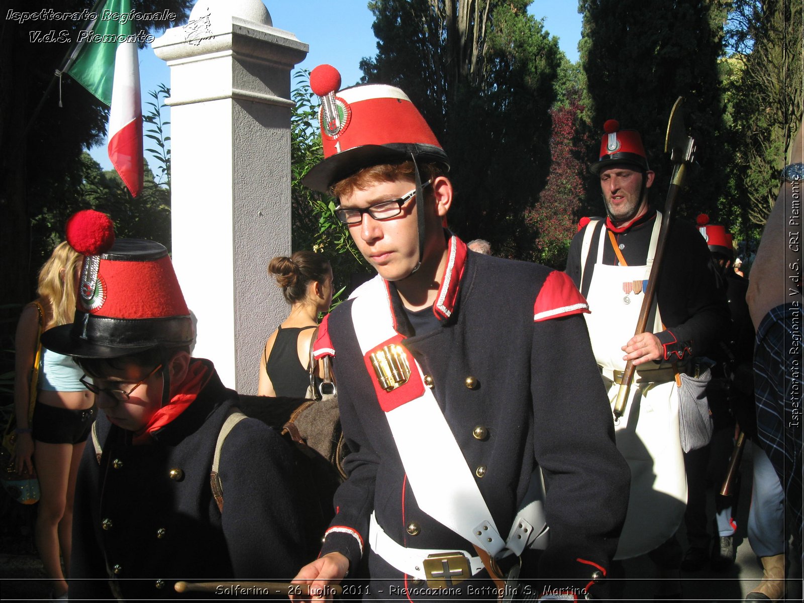 Solferino - 26 luglio 2011 - Rievocazione Battaglia S. Martino -  Croce Rossa Italiana - Ispettorato Regionale Volontari del Soccorso Piemonte