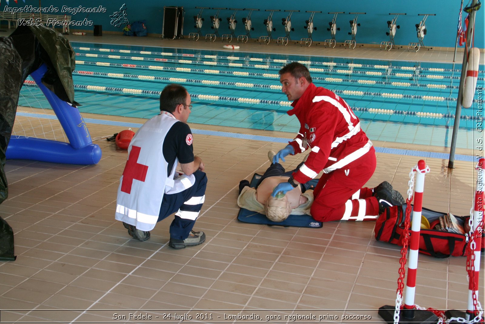 San Fedele - 24 luglio 2011 - Lombardia, gara regionale primo soccorso -  Croce Rossa Italiana - Ispettorato Regionale Volontari del Soccorso Piemonte