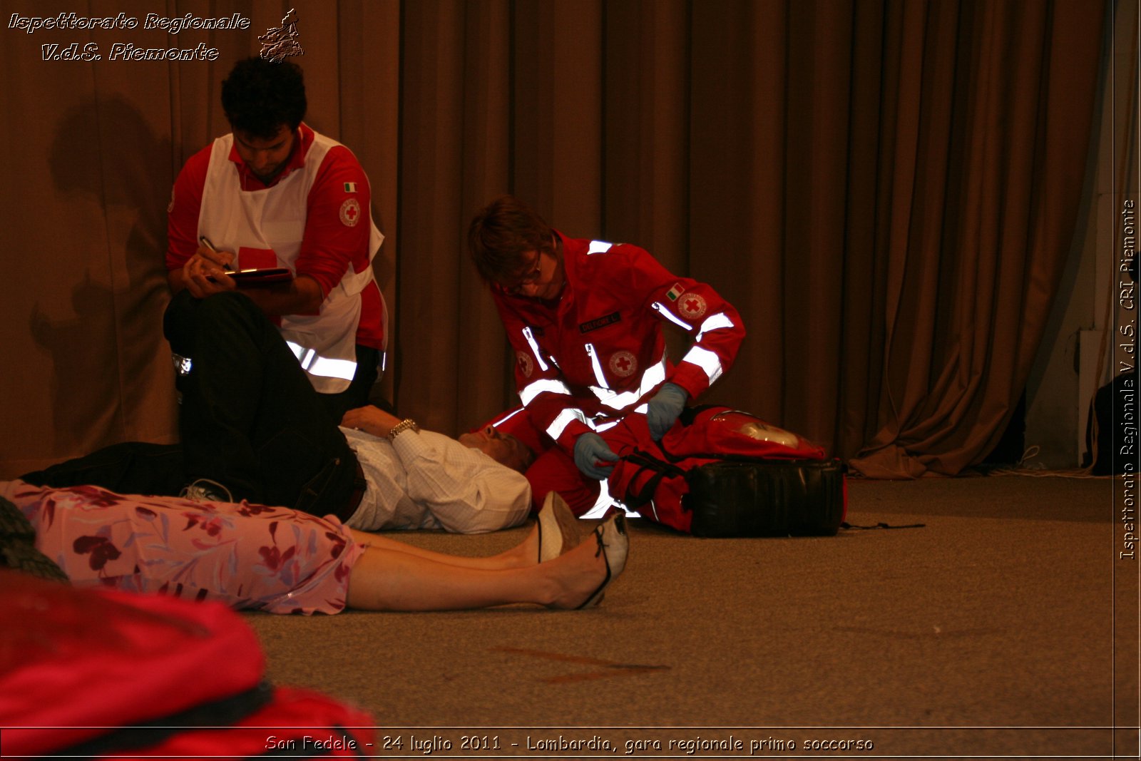 San Fedele - 24 luglio 2011 - Lombardia, gara regionale primo soccorso -  Croce Rossa Italiana - Ispettorato Regionale Volontari del Soccorso Piemonte