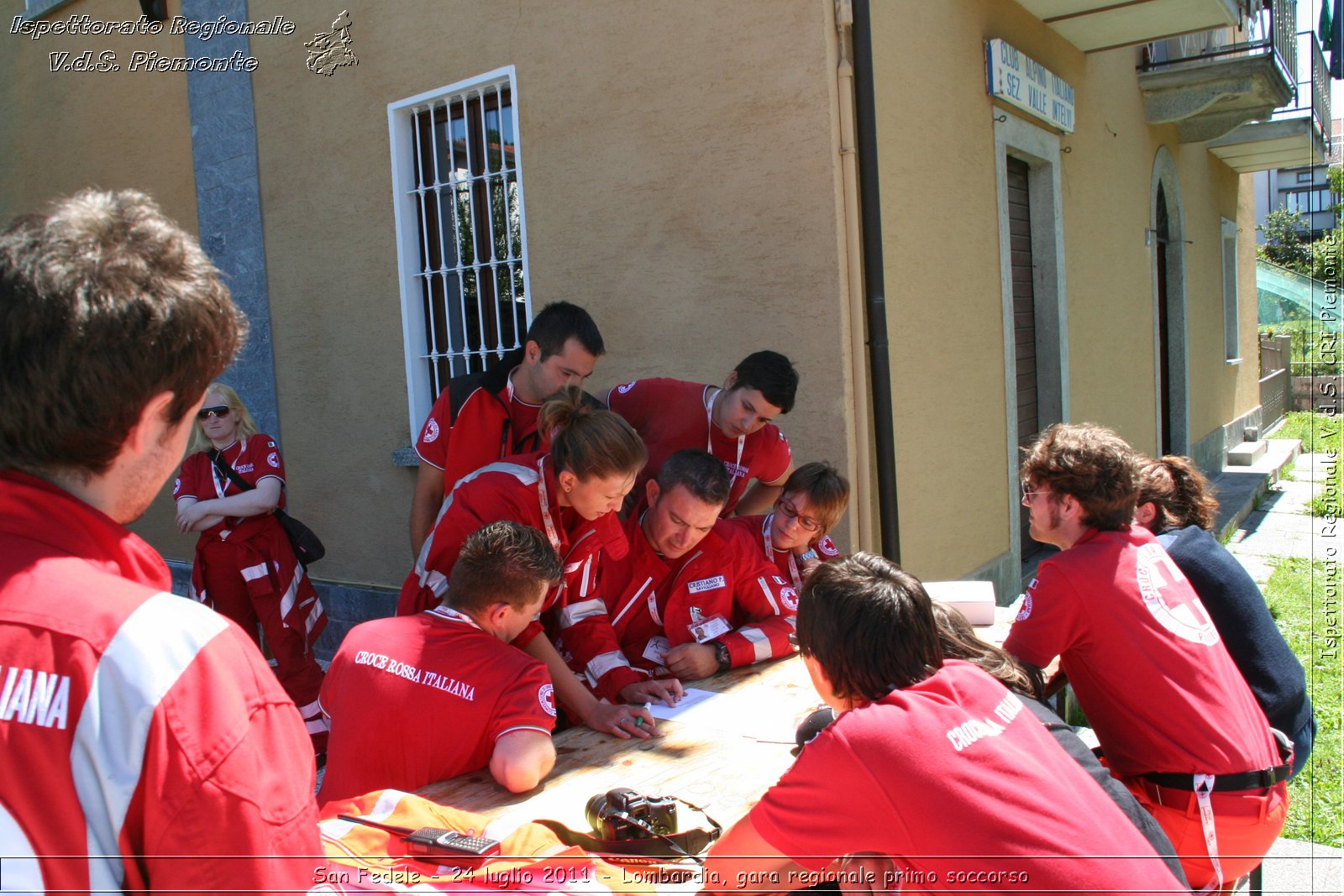 San Fedele - 24 luglio 2011 - Lombardia, gara regionale primo soccorso -  Croce Rossa Italiana - Ispettorato Regionale Volontari del Soccorso Piemonte