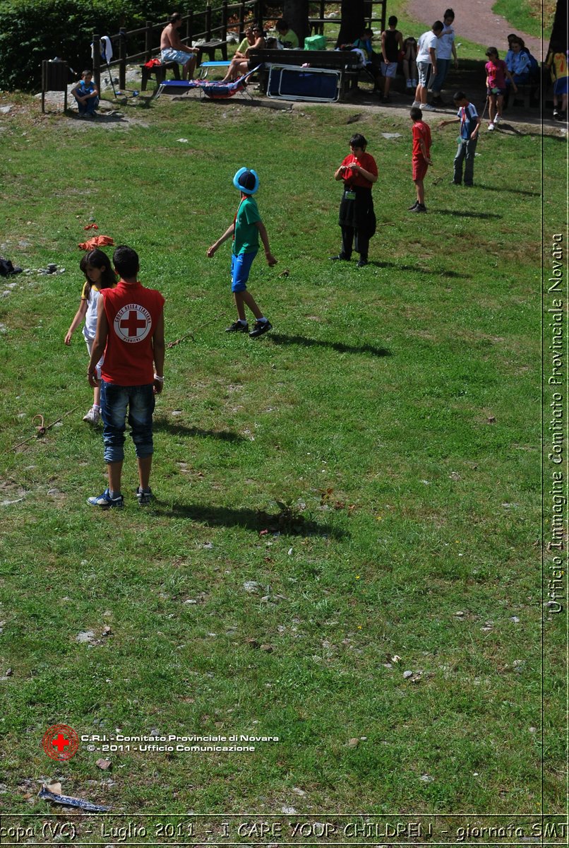 Scopa (VC) - Luglio 2011 - I CARE YOUR CHILDREN - giornata con operatori SMTS (Soccorsi con Mezzi e Tecniche Speciali)  -  Croce Rossa Italiana - Ufficio Immagine Comitato Provinciale Novara