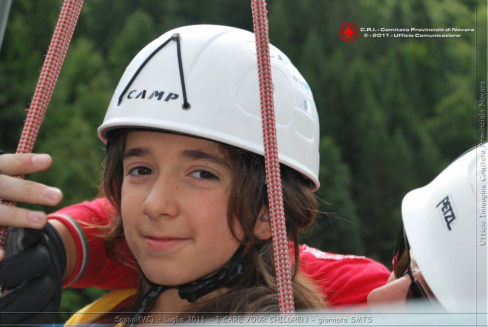 Scopa (VC) - Luglio 2011 - I CARE YOUR CHILDREN - giornata con operatori SMTS (Soccorsi con Mezzi e Tecniche Speciali)  -  Croce Rossa Italiana - Ufficio Immagine Comitato Provinciale Novara