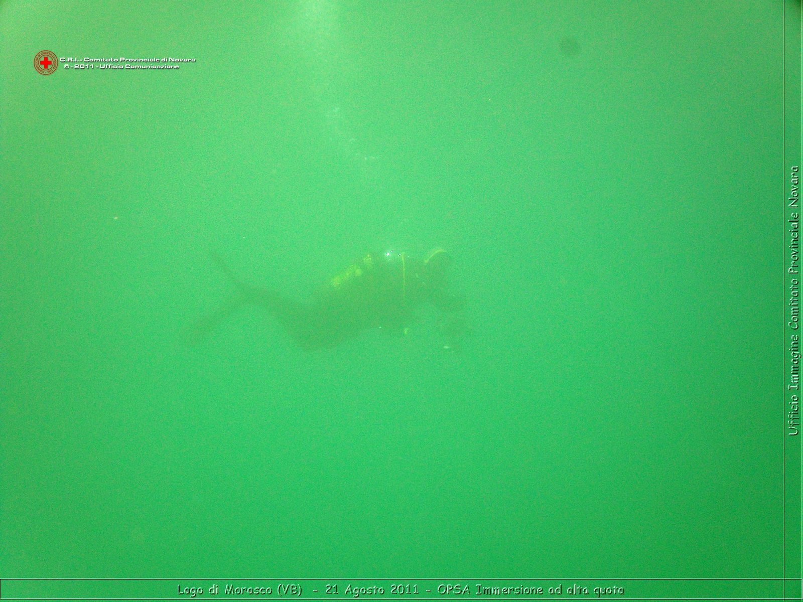 Lago di Morasco (VB)  - 24 Agosto 2011 - OPSA Immersione ad alta quota  -  Croce Rossa Italiana - Ufficio Immagine Comitato Provinciale Novara