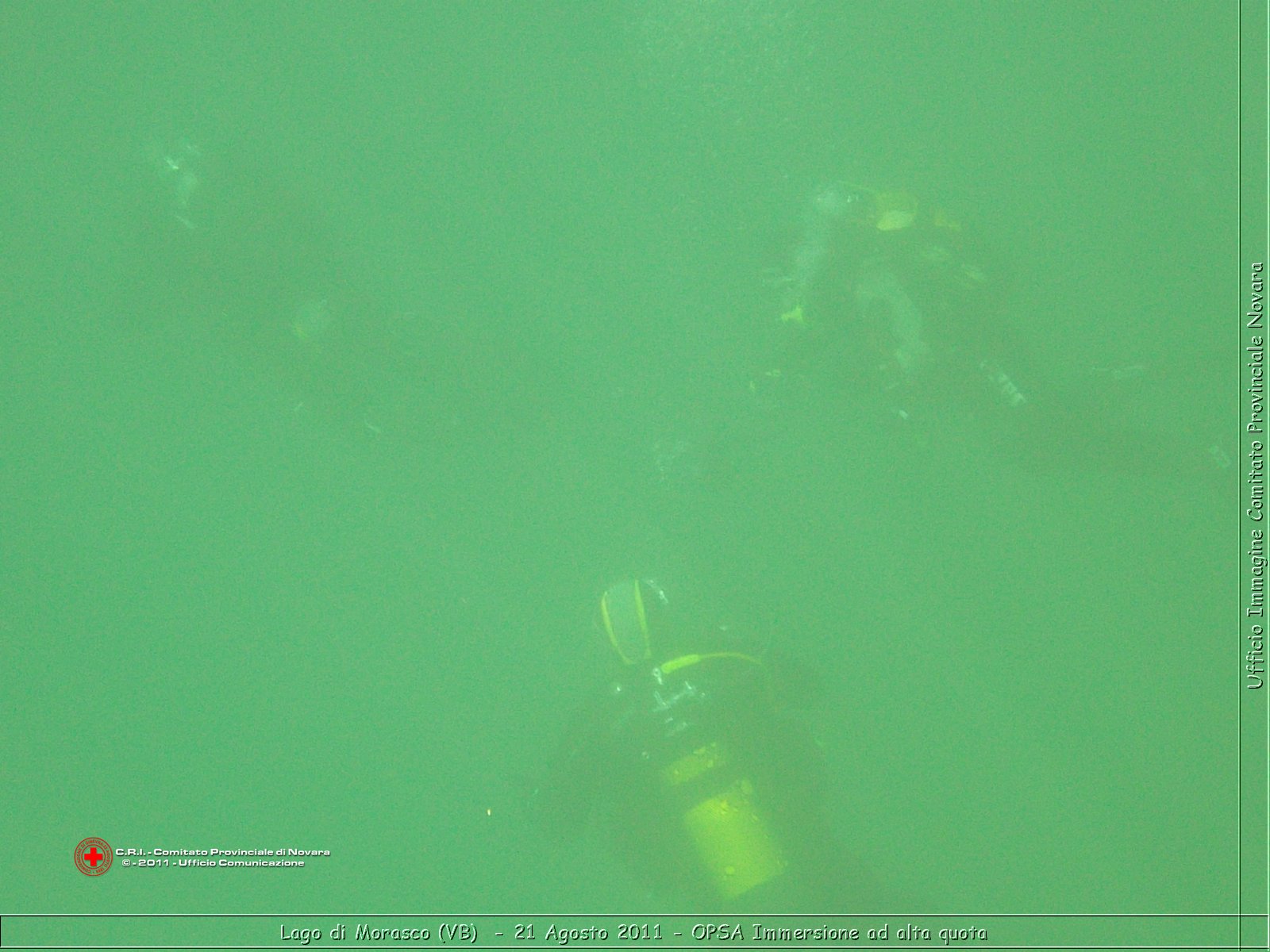 Lago di Morasco (VB)  - 24 Agosto 2011 - OPSA Immersione ad alta quota  -  Croce Rossa Italiana - Ufficio Immagine Comitato Provinciale Novara