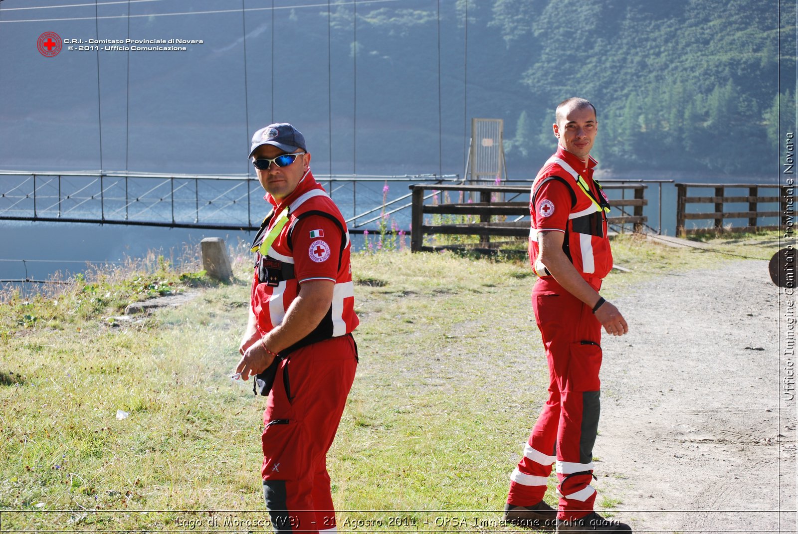 Lago di Morasco (VB)  - 24 Agosto 2011 - OPSA Immersione ad alta quota  -  Croce Rossa Italiana - Ufficio Immagine Comitato Provinciale Novara
