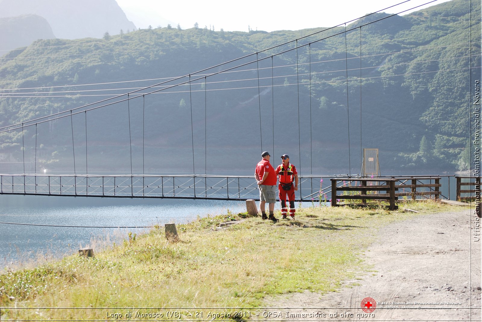 Lago di Morasco (VB)  - 24 Agosto 2011 - OPSA Immersione ad alta quota  -  Croce Rossa Italiana - Ufficio Immagine Comitato Provinciale Novara