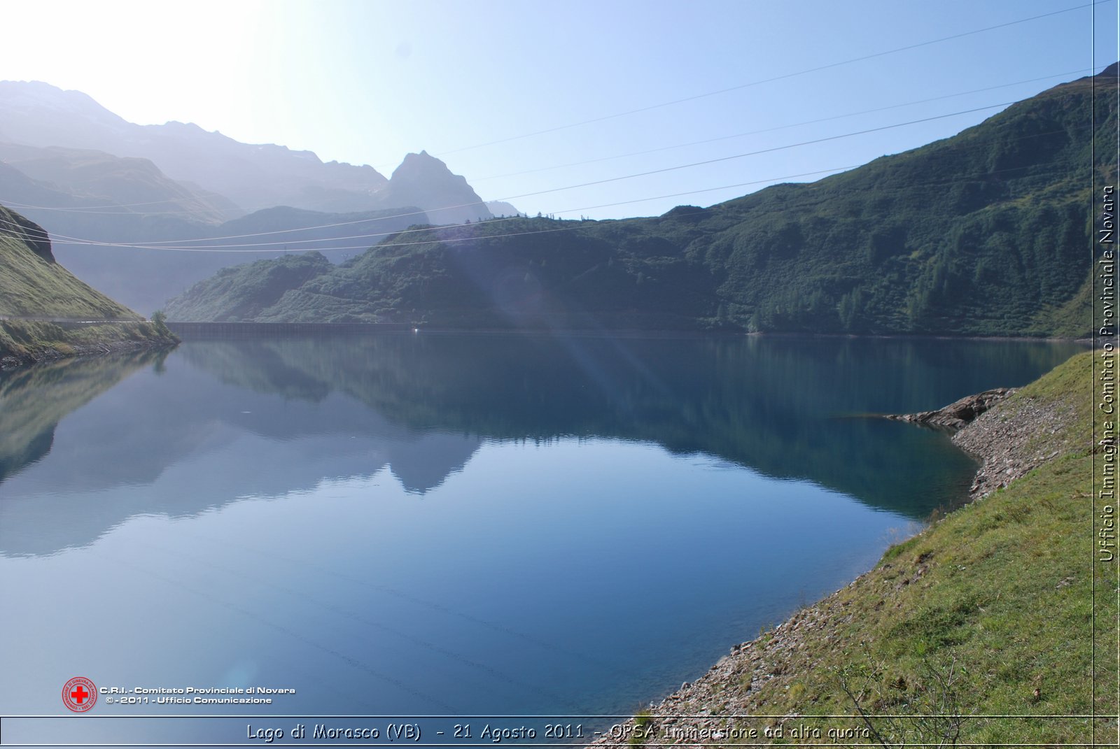 Lago di Morasco (VB)  - 24 Agosto 2011 - OPSA Immersione ad alta quota  -  Croce Rossa Italiana - Ufficio Immagine Comitato Provinciale Novara