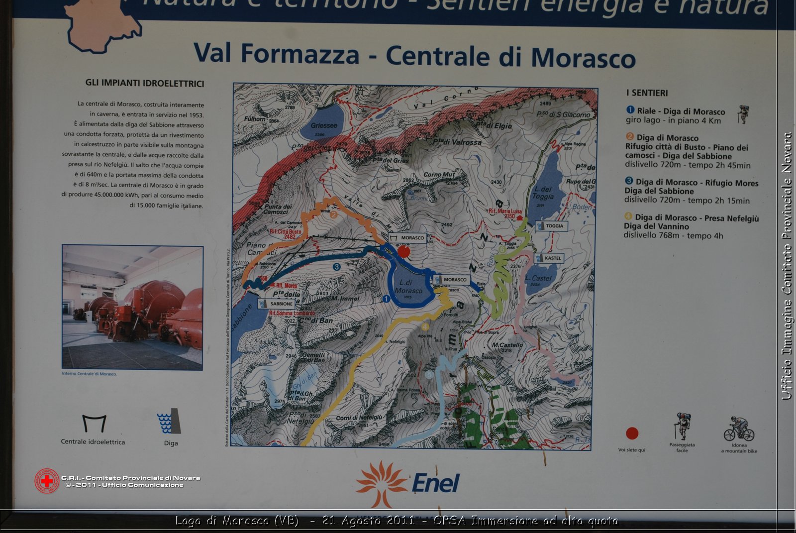 Lago di Morasco (VB)  - 24 Agosto 2011 - OPSA Immersione ad alta quota  -  Croce Rossa Italiana - Ufficio Immagine Comitato Provinciale Novara