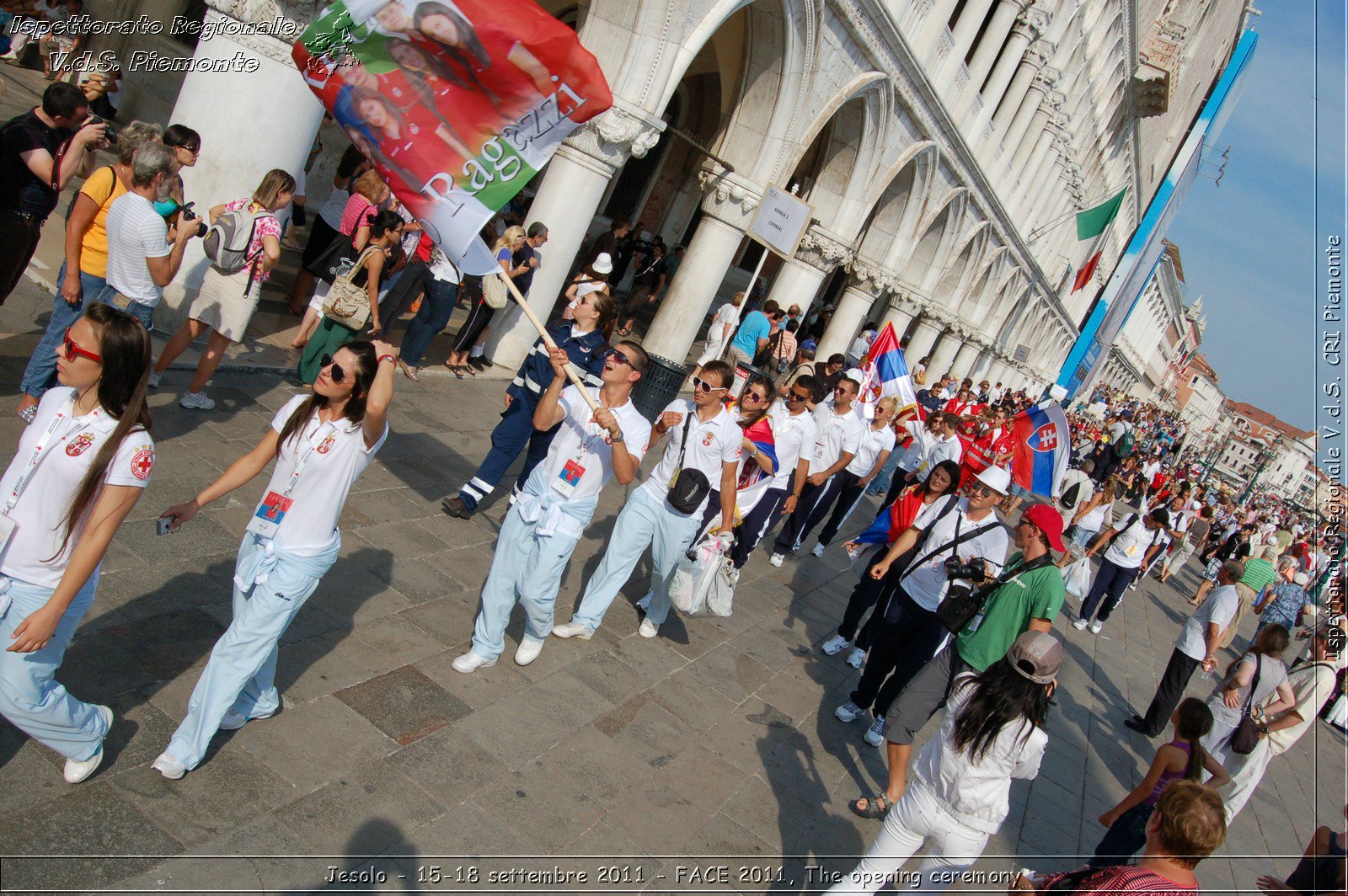 Jesolo - 15-18 settembre 2011 - FACE 2011, The opening ceremony -  Croce Rossa Italiana - Ispettorato Regionale Volontari del Soccorso Piemonte