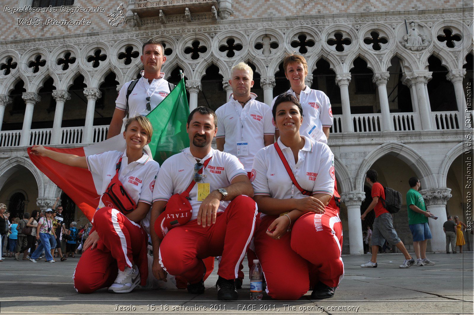 Jesolo - 15-18 settembre 2011 - FACE 2011, The opening ceremony -  Croce Rossa Italiana - Ispettorato Regionale Volontari del Soccorso Piemonte