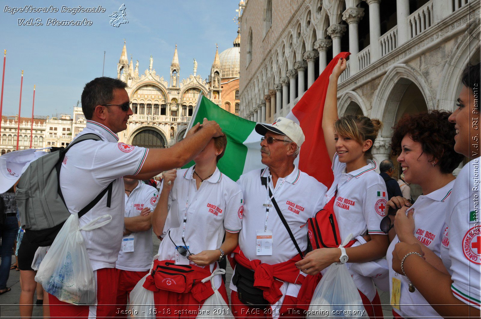 Jesolo - 15-18 settembre 2011 - FACE 2011, The opening ceremony -  Croce Rossa Italiana - Ispettorato Regionale Volontari del Soccorso Piemonte