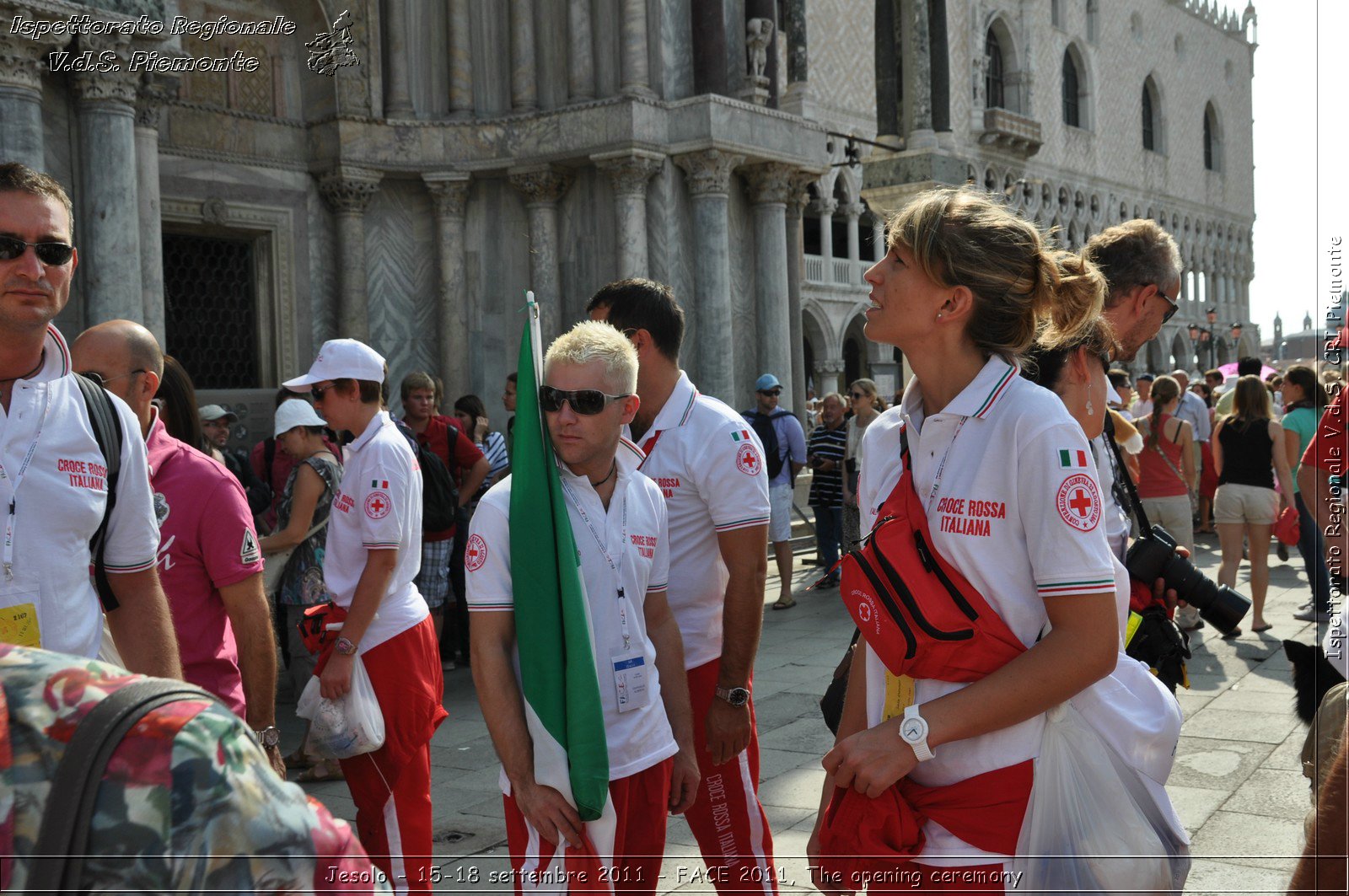 Jesolo - 15-18 settembre 2011 - FACE 2011, The opening ceremony -  Croce Rossa Italiana - Ispettorato Regionale Volontari del Soccorso Piemonte