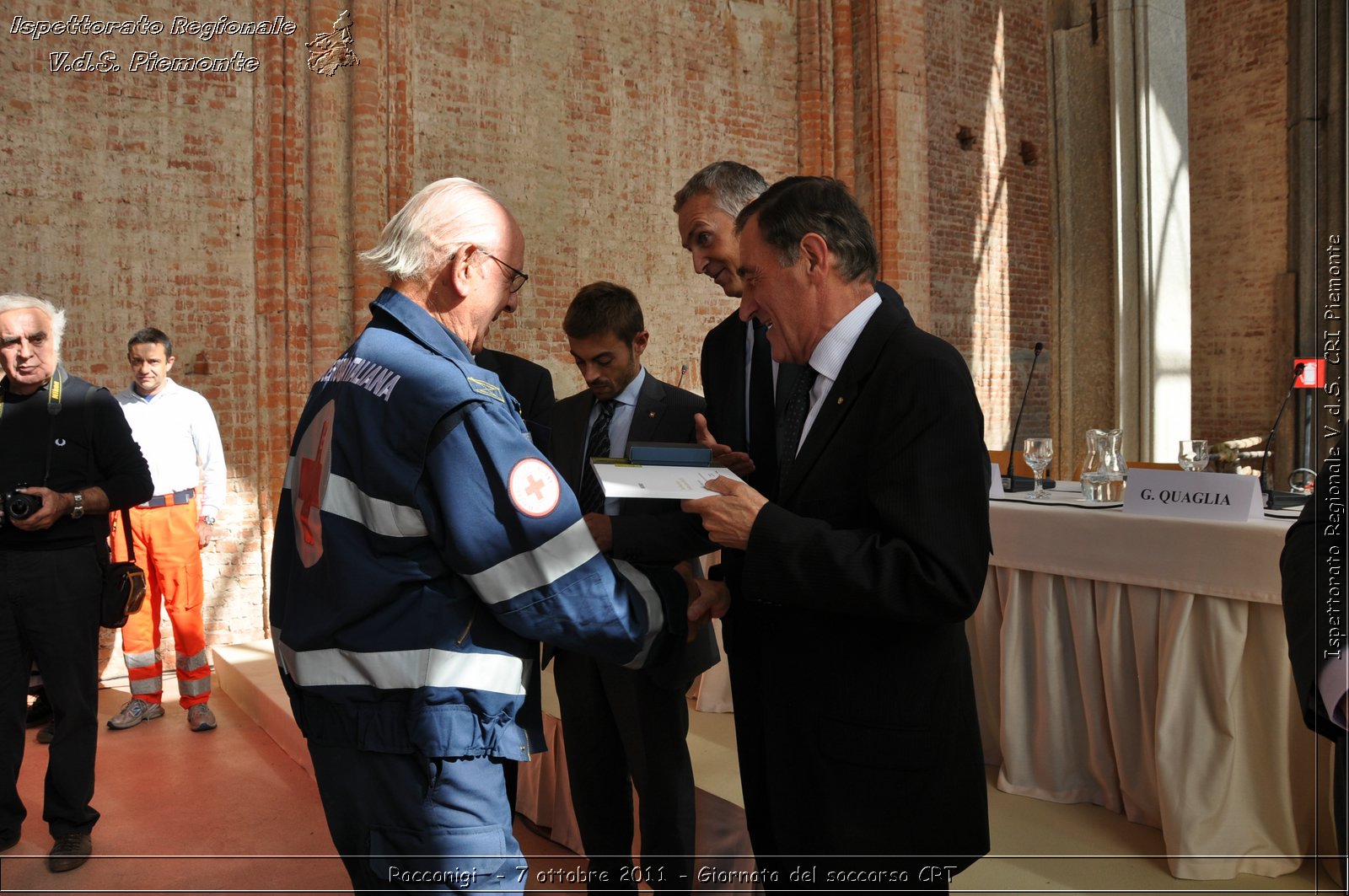 Racconigi  - 7 ottobre 2011 - Giornata del soccorso CRT -  Croce Rossa Italiana - Ispettorato Regionale Volontari del Soccorso Piemonte