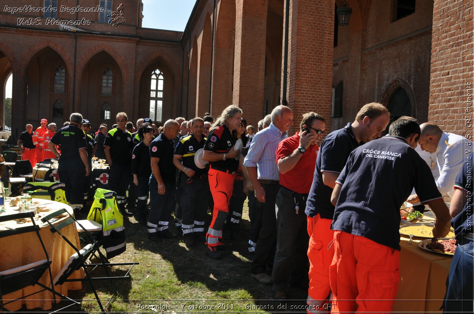 Racconigi  - 7 ottobre 2011 - Giornata del soccorso CRT -  Croce Rossa Italiana - Ispettorato Regionale Volontari del Soccorso Piemonte
