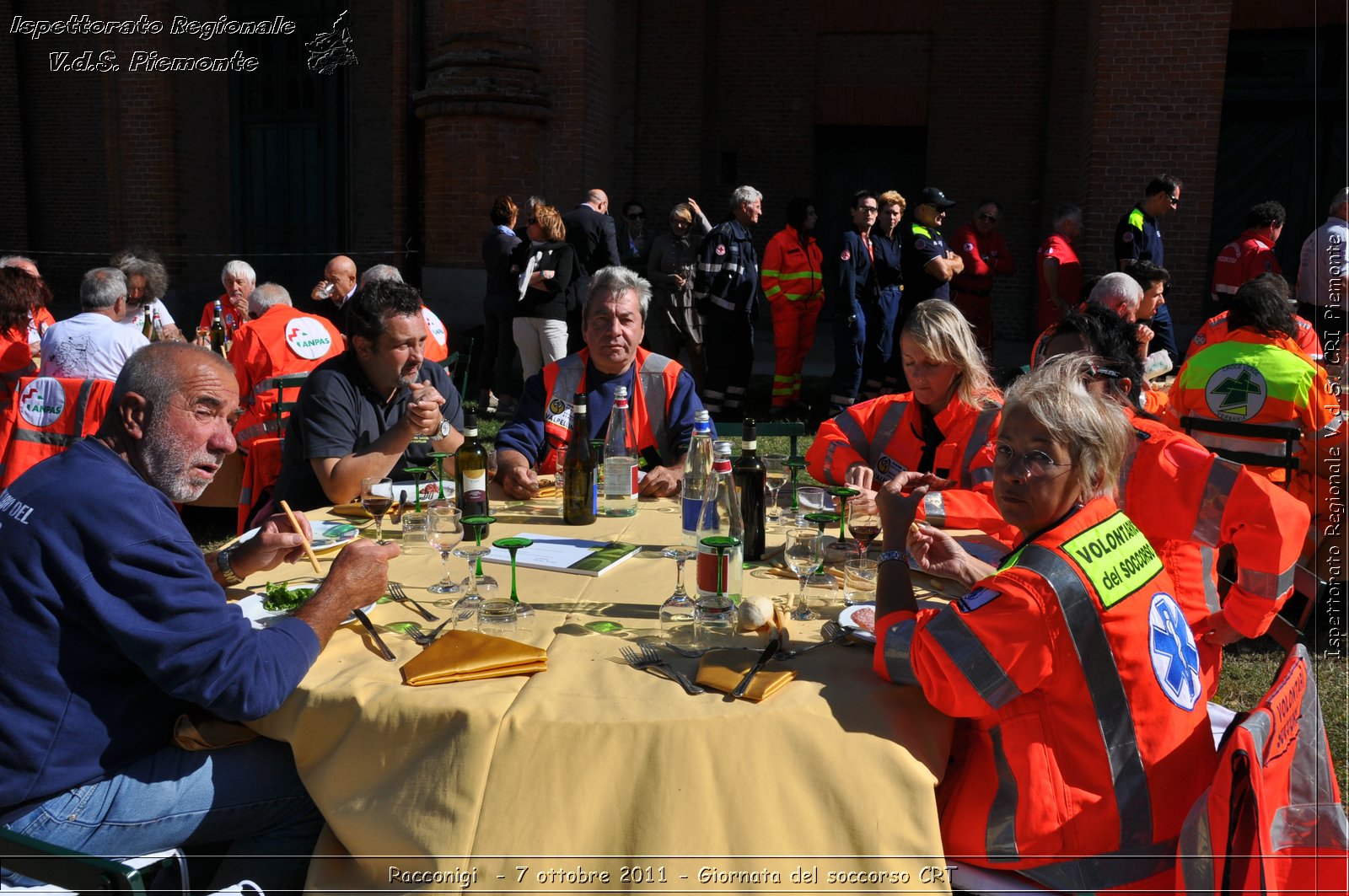 Racconigi  - 7 ottobre 2011 - Giornata del soccorso CRT -  Croce Rossa Italiana - Ispettorato Regionale Volontari del Soccorso Piemonte