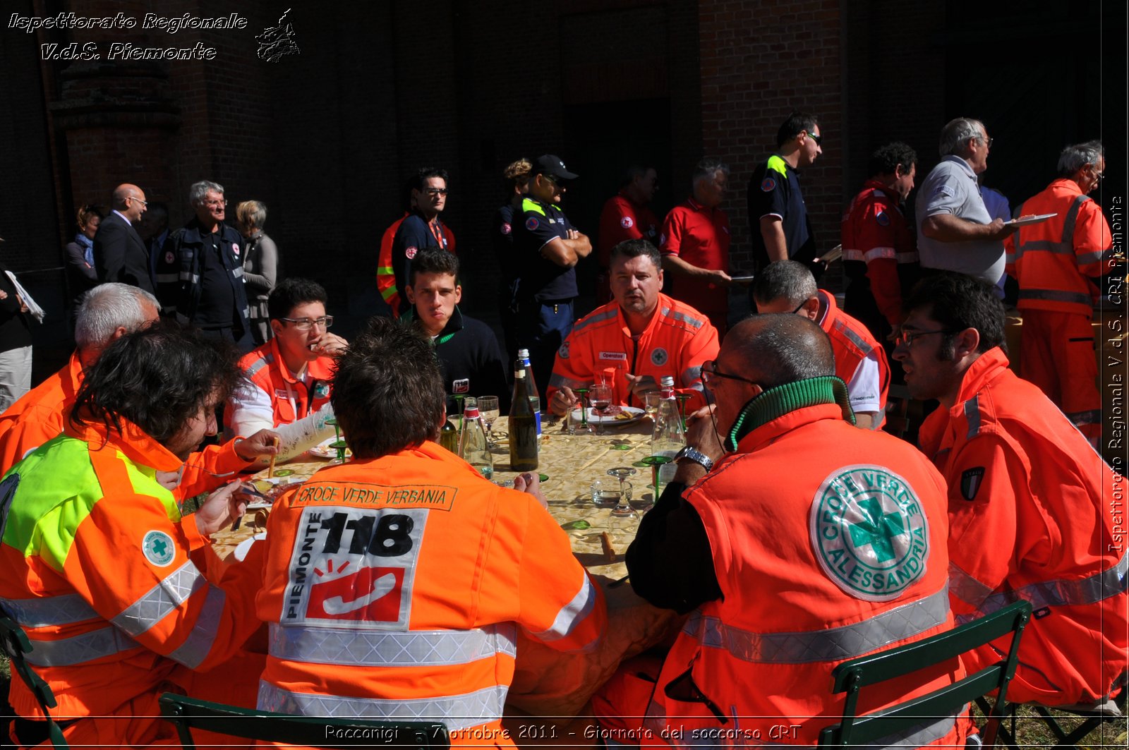 Racconigi  - 7 ottobre 2011 - Giornata del soccorso CRT -  Croce Rossa Italiana - Ispettorato Regionale Volontari del Soccorso Piemonte