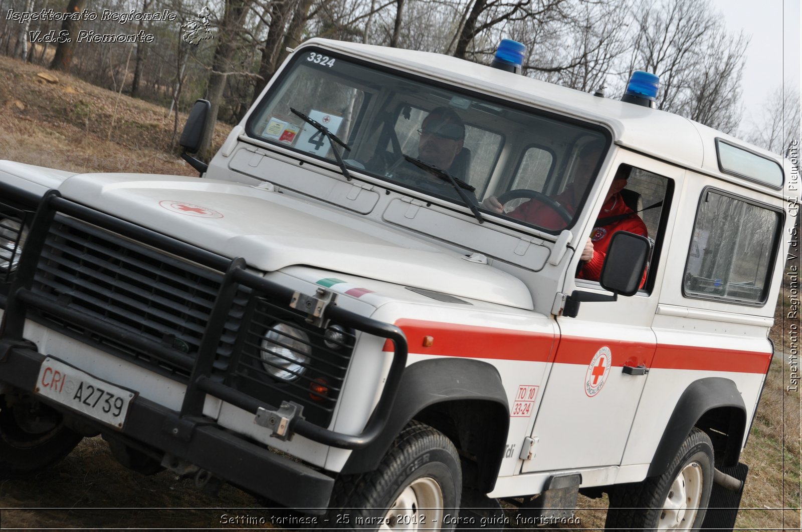 Settimo torinese - 25 marzo 2012 - Corso guida fuoristrada - Croce Rossa Italiana - Ispettorato Regionale Volontari del Soccorso Piemonte
