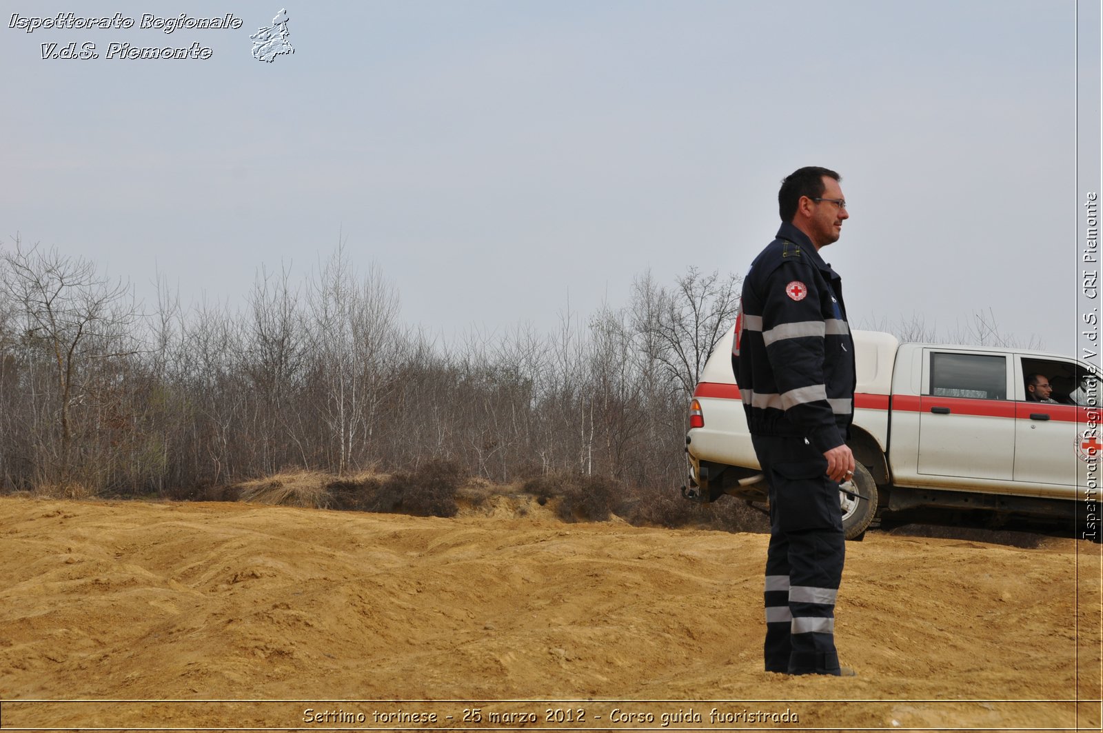 Settimo torinese - 25 marzo 2012 - Corso guida fuoristrada - Croce Rossa Italiana - Ispettorato Regionale Volontari del Soccorso Piemonte