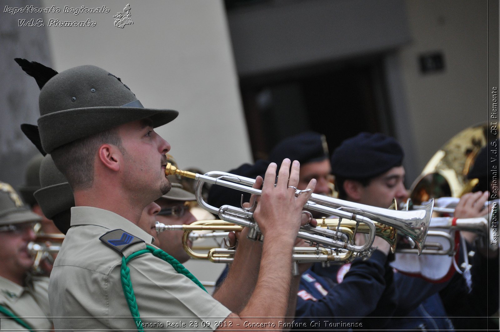 Venaria Reale 23 09 2012 - Concerto Fanfare Cri Taurinense - Croce Rossa Italiana - Ispettorato Regionale Volontari del Soccorso del Piemonte