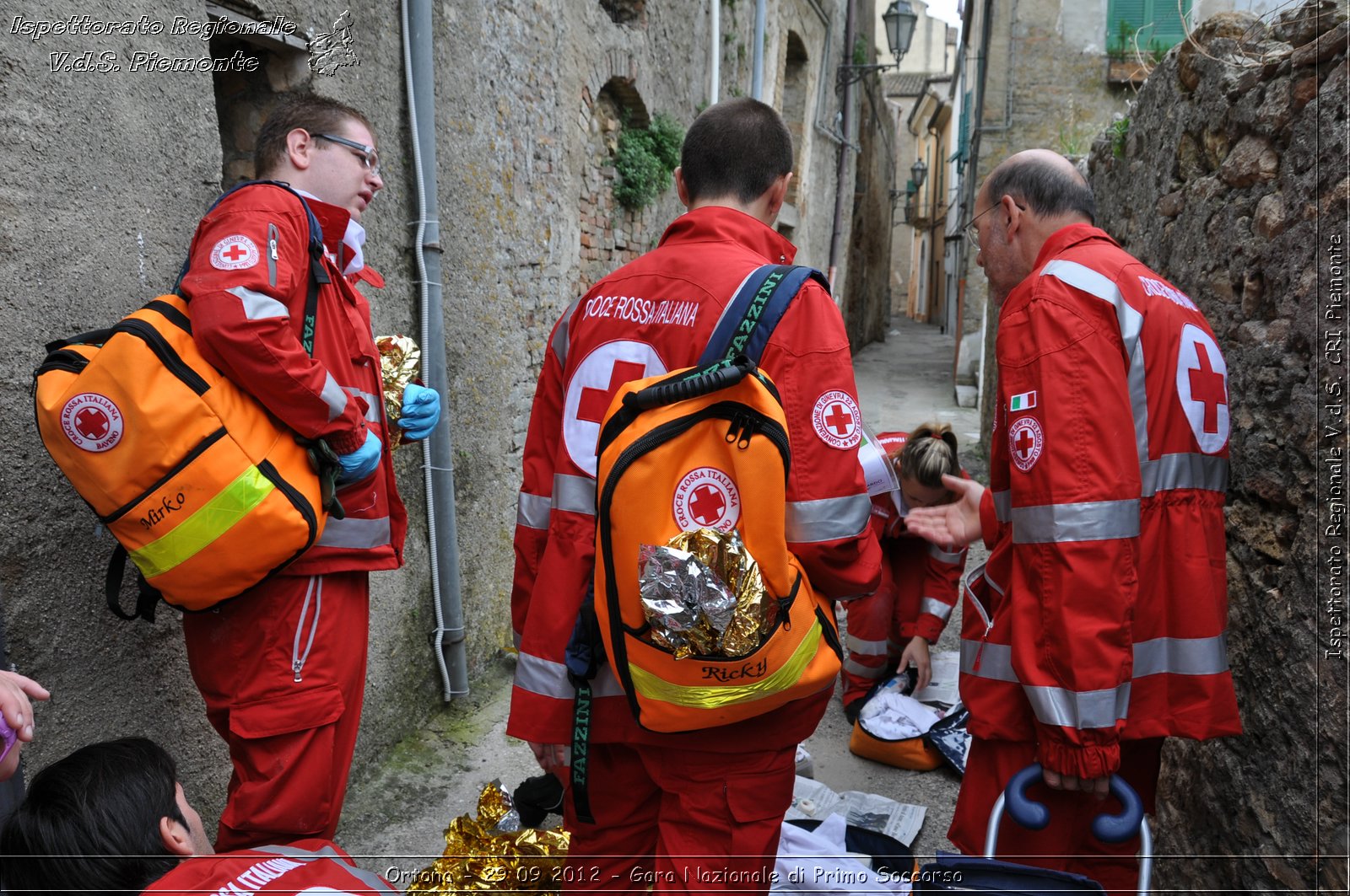 Ortona - 29 09 2012 - Gara Nazionale di Primo Soccorso - Croce Rossa Italiana - Ispettorato Regionale Volontari del Soccorso del Piemonte