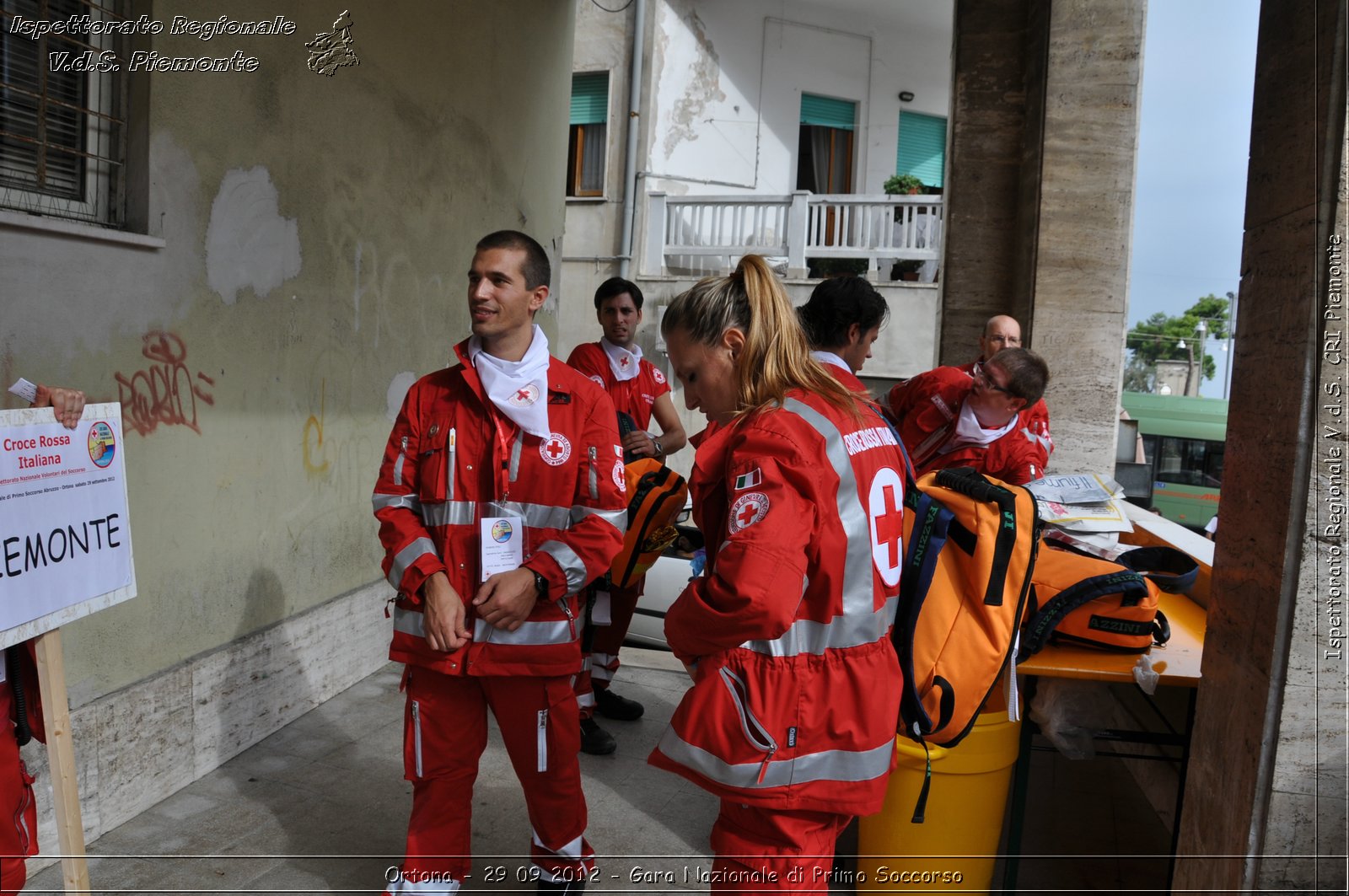 Ortona - 29 09 2012 - Gara Nazionale di Primo Soccorso - Croce Rossa Italiana - Ispettorato Regionale Volontari del Soccorso del Piemonte